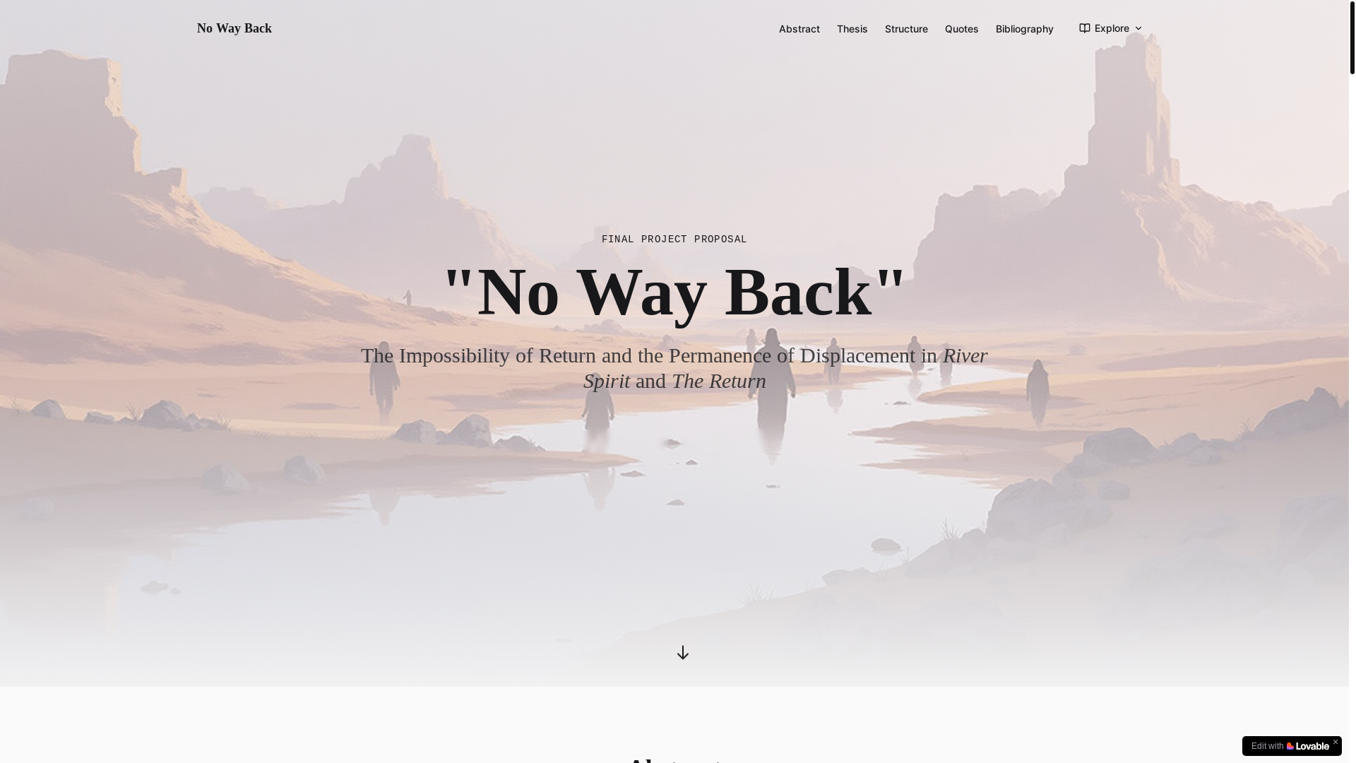 website screenshot of https://finalprojectpresentation.com/