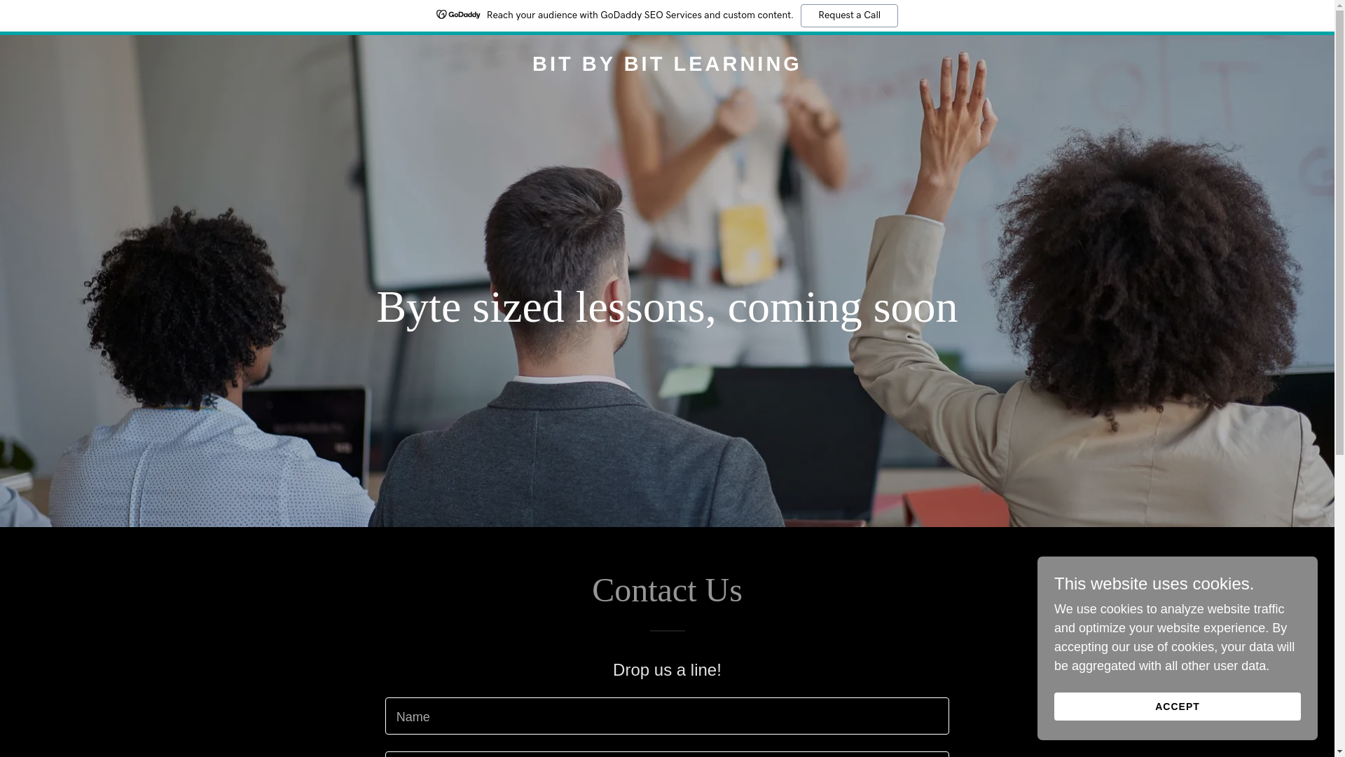 website screenshot of https://bitbybitlearning.ca/