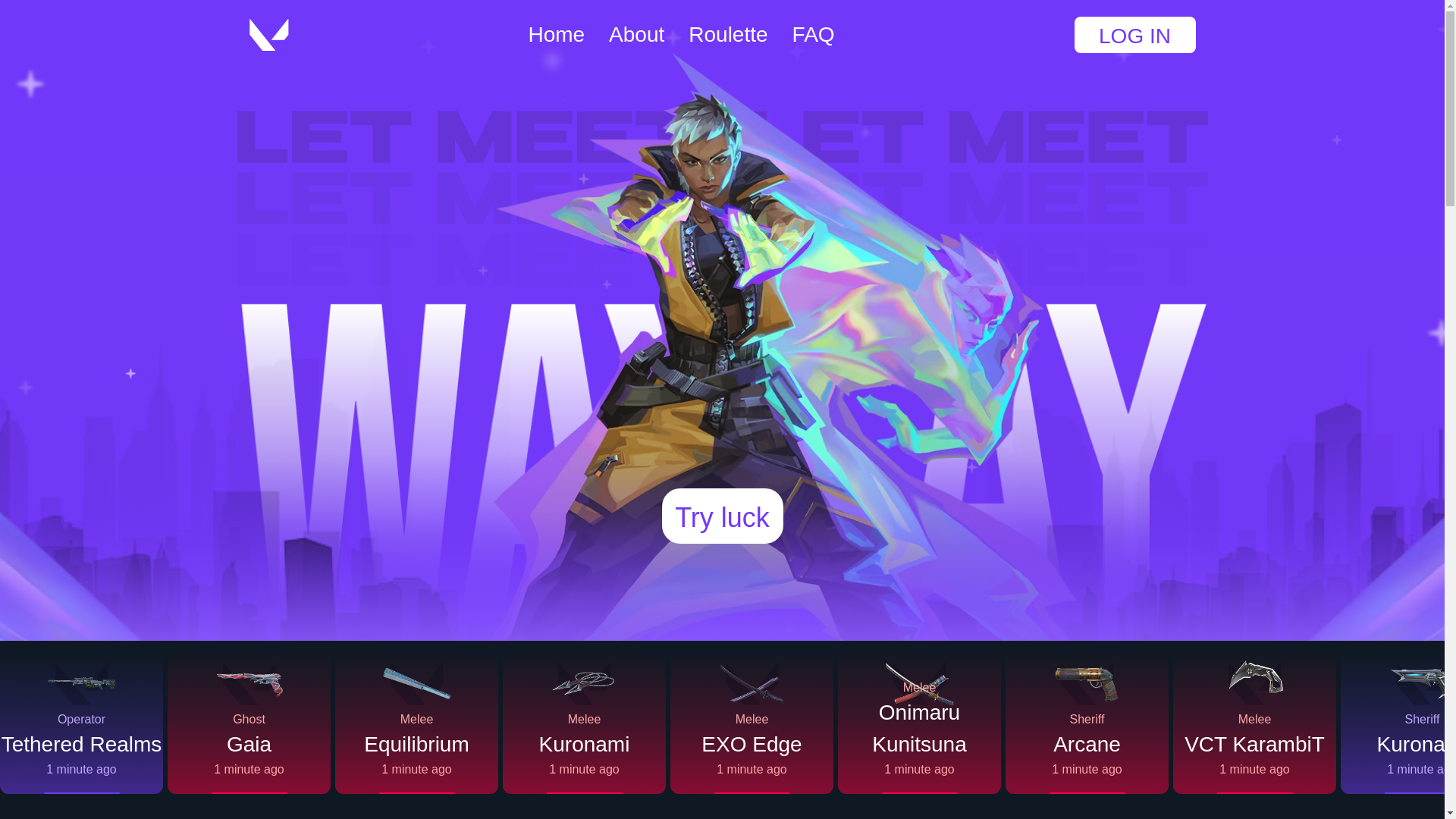 website screenshot of https://tenzroll.shop/