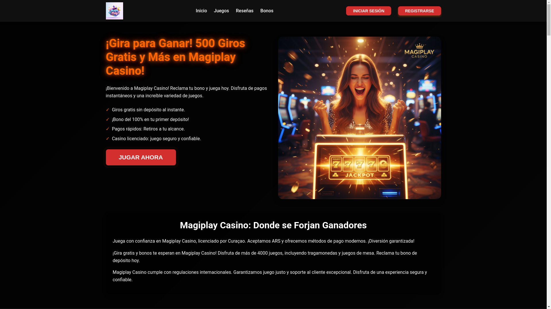 website screenshot of https://magiplaycasino-com.pages.dev/