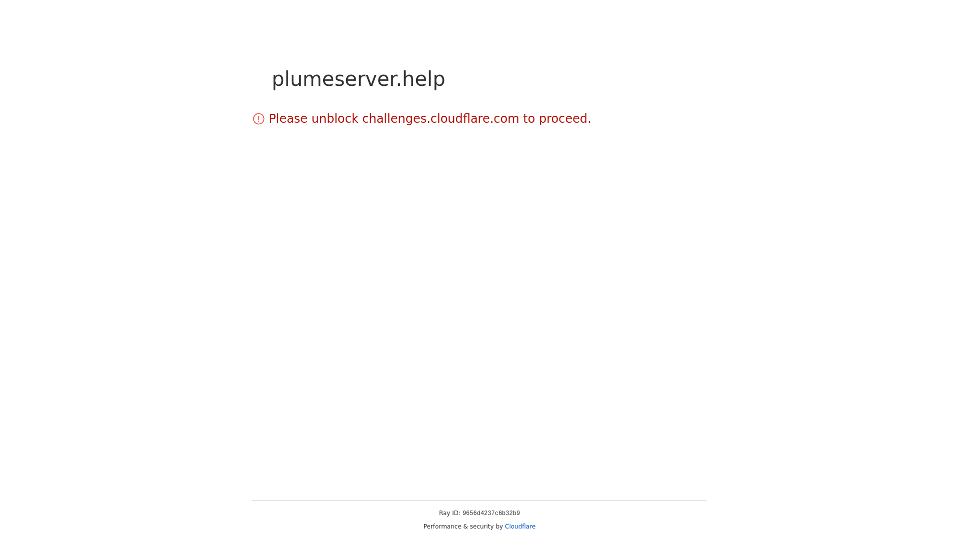 website screenshot of https://plumeserver.help/