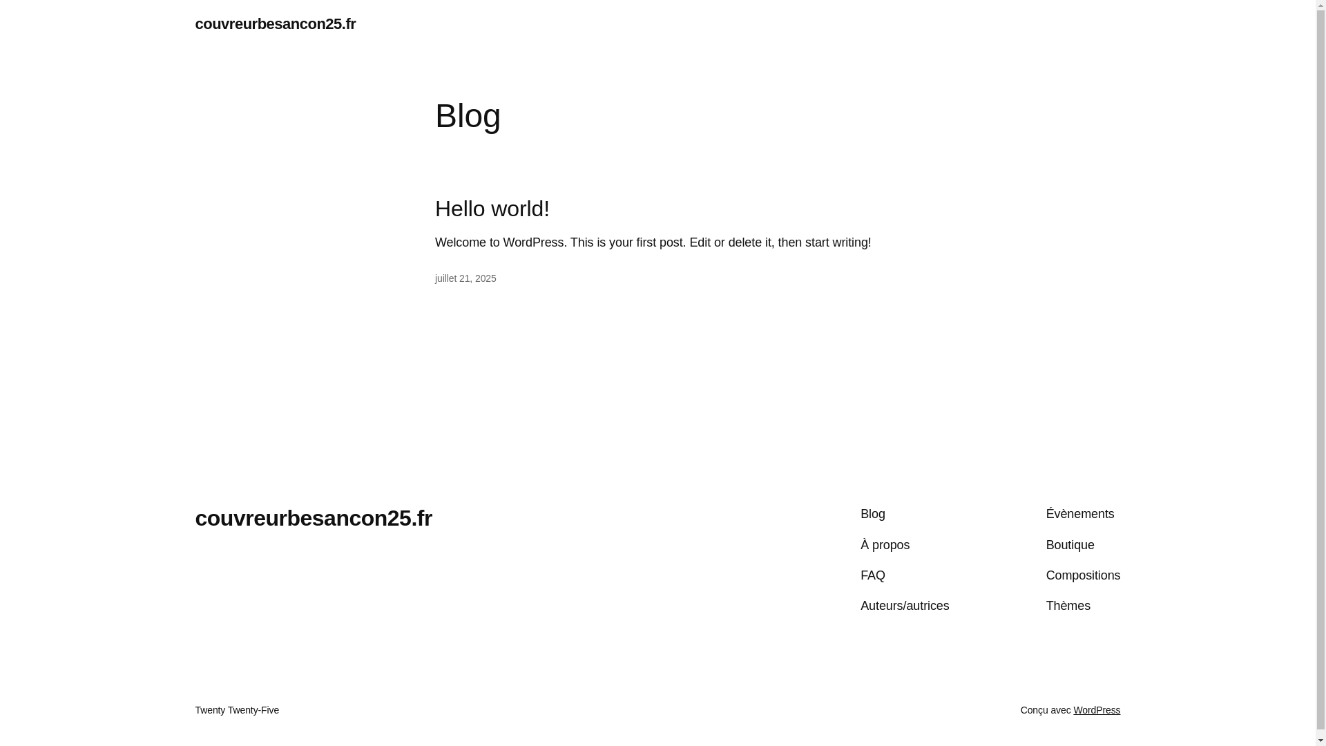 website screenshot of https://couvreurbesancon25.fr/
