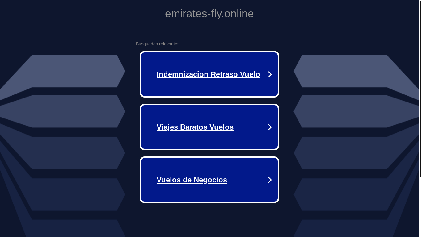 website screenshot of https://emirates-fly.online/