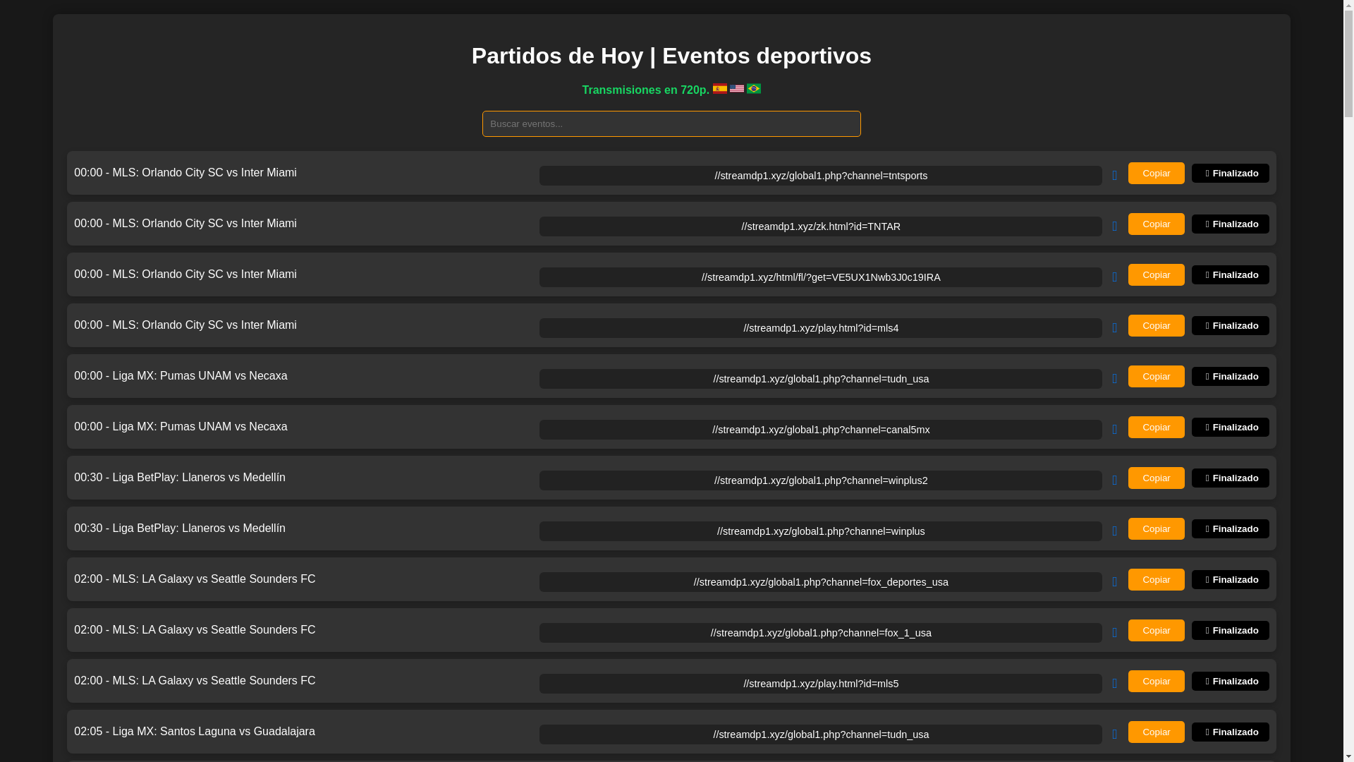 website screenshot of https://streamdp2.xyz/