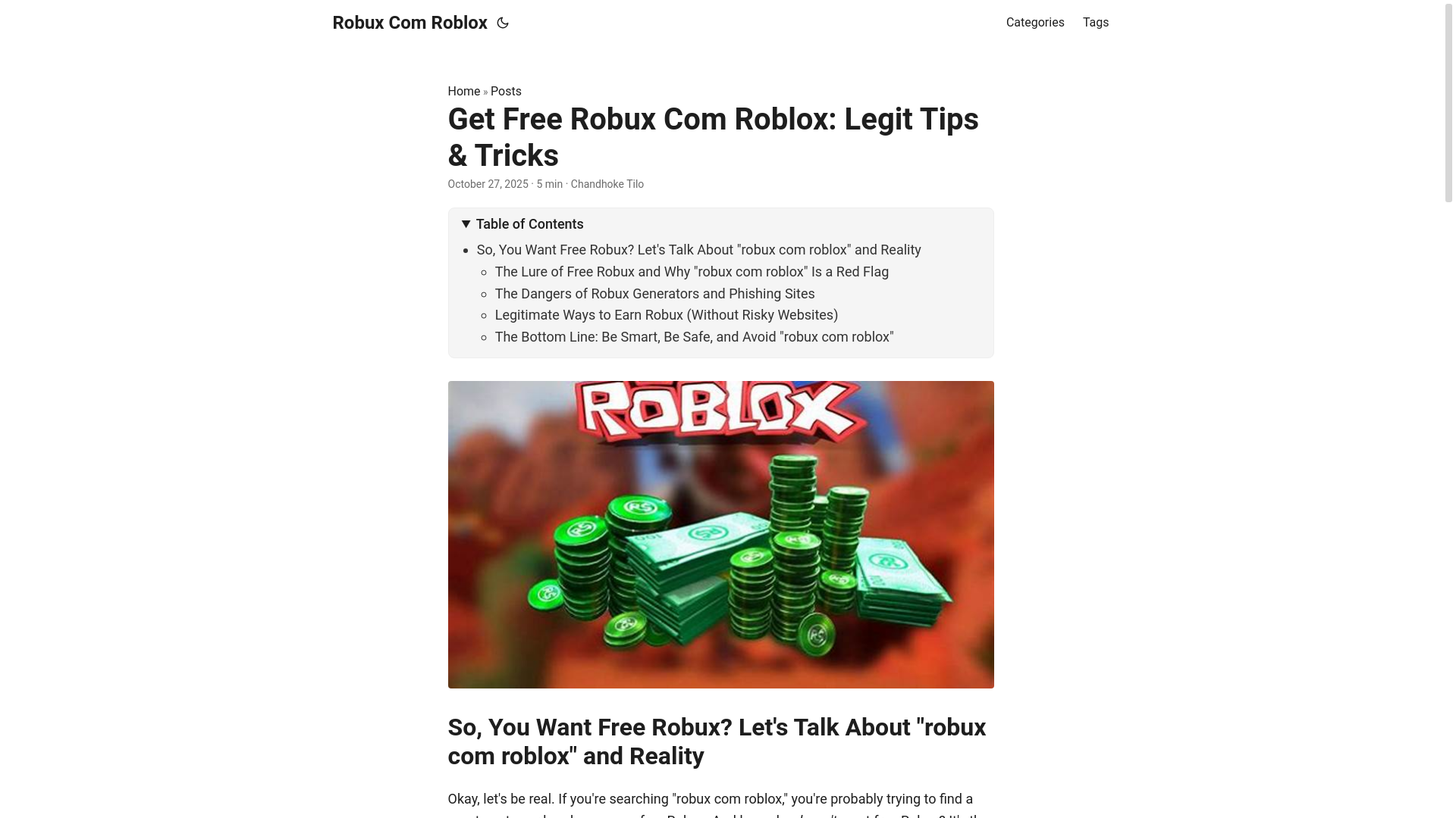 website screenshot of https://robux-com-roblox.pages.dev/