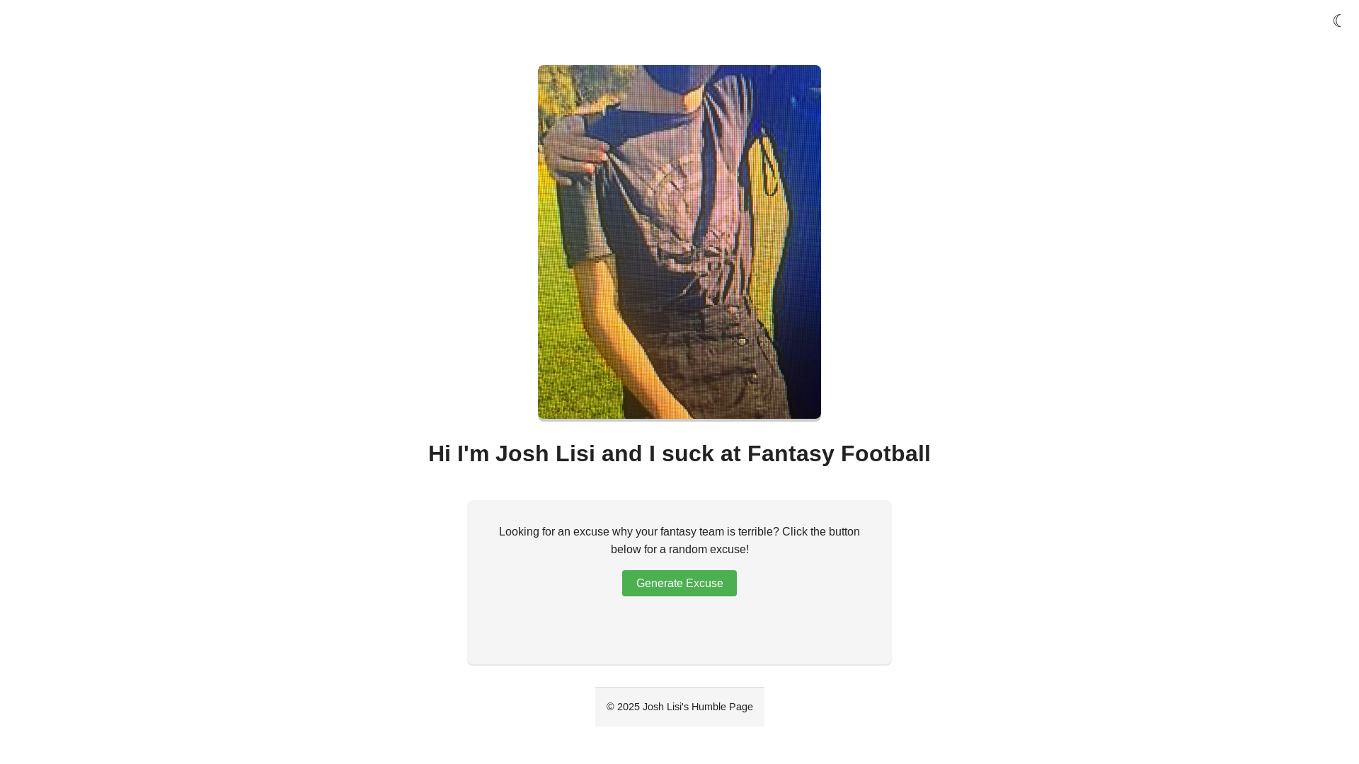 website screenshot of https://joshv7.pages.dev/