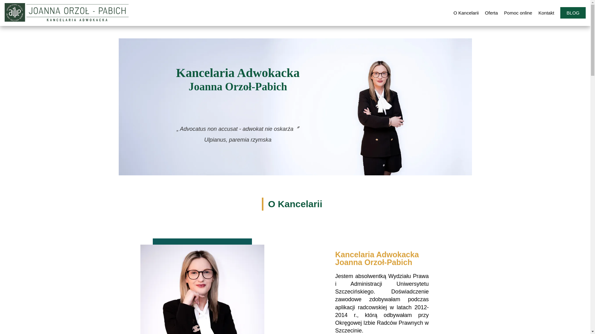 website screenshot of https://strona-jop.pages.dev/