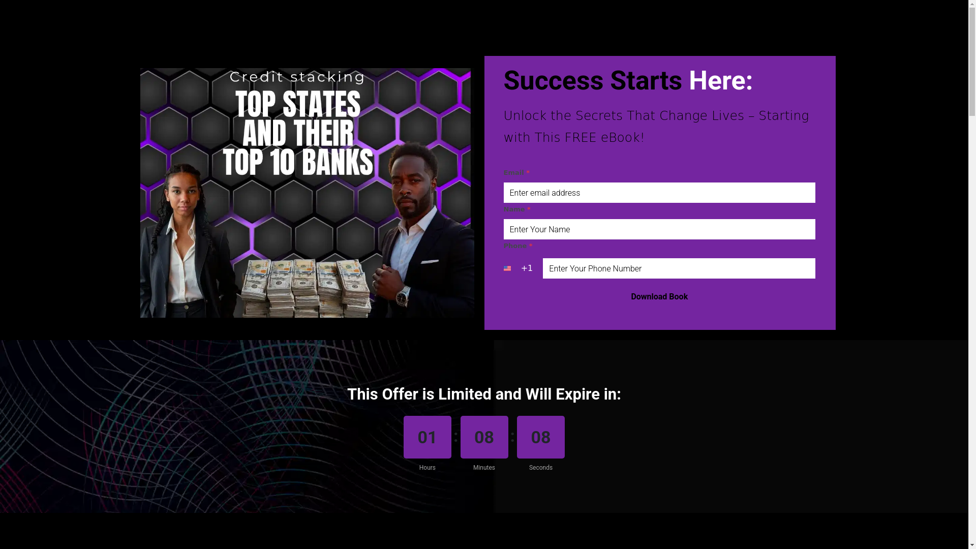 website screenshot of https://millionairemiracles.org/