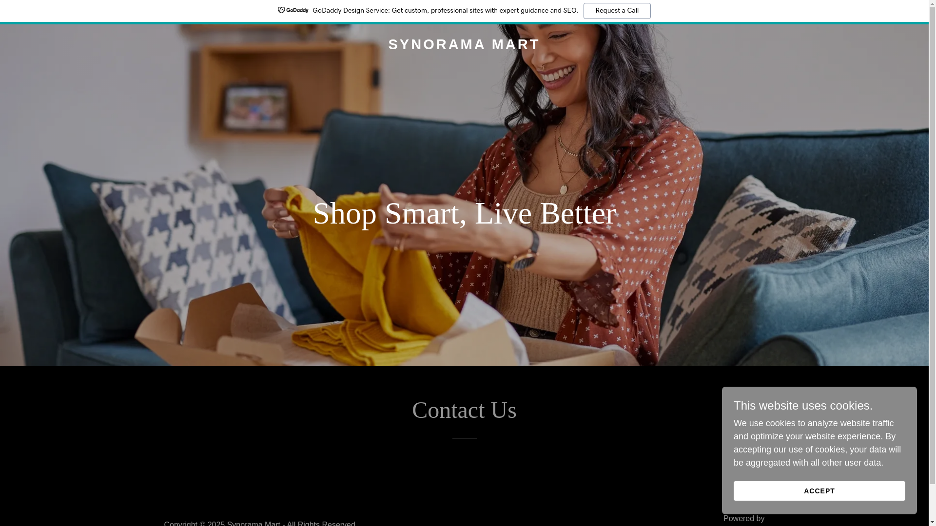website screenshot of https://synoramart.com/