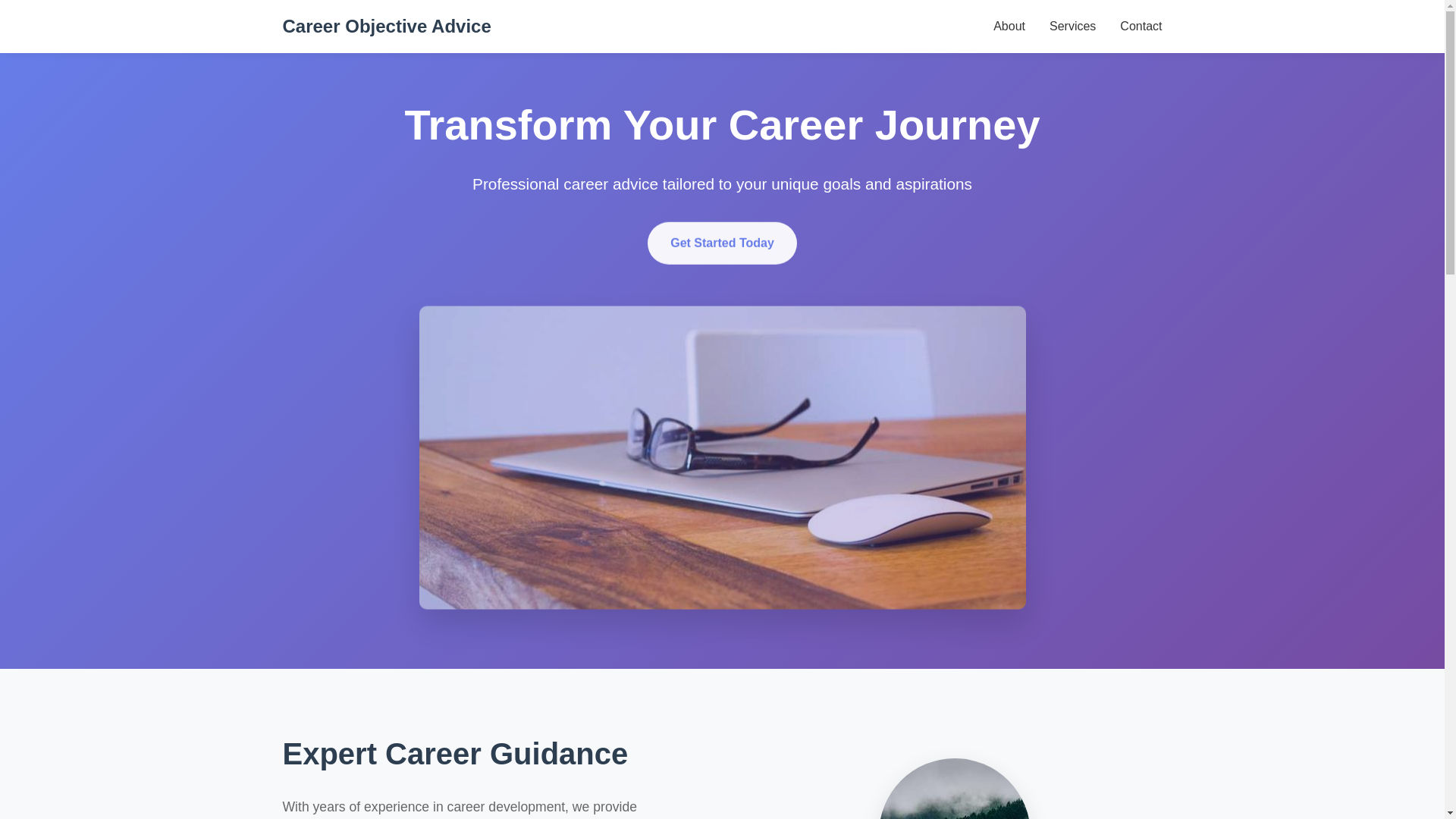 website screenshot of https://careerobjectiveadvice.cyou/