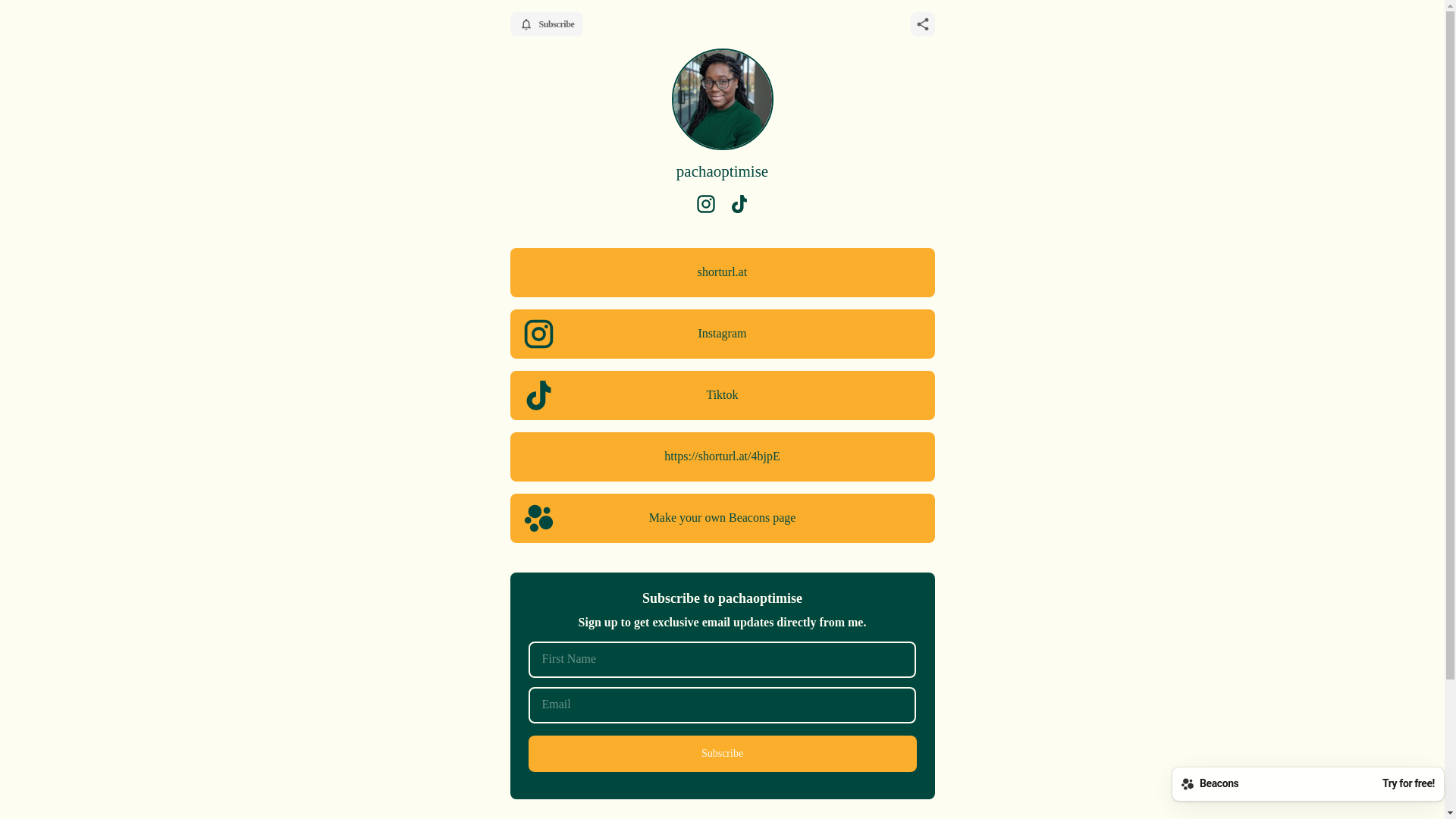 website screenshot of https://pachaoptimise.com/
