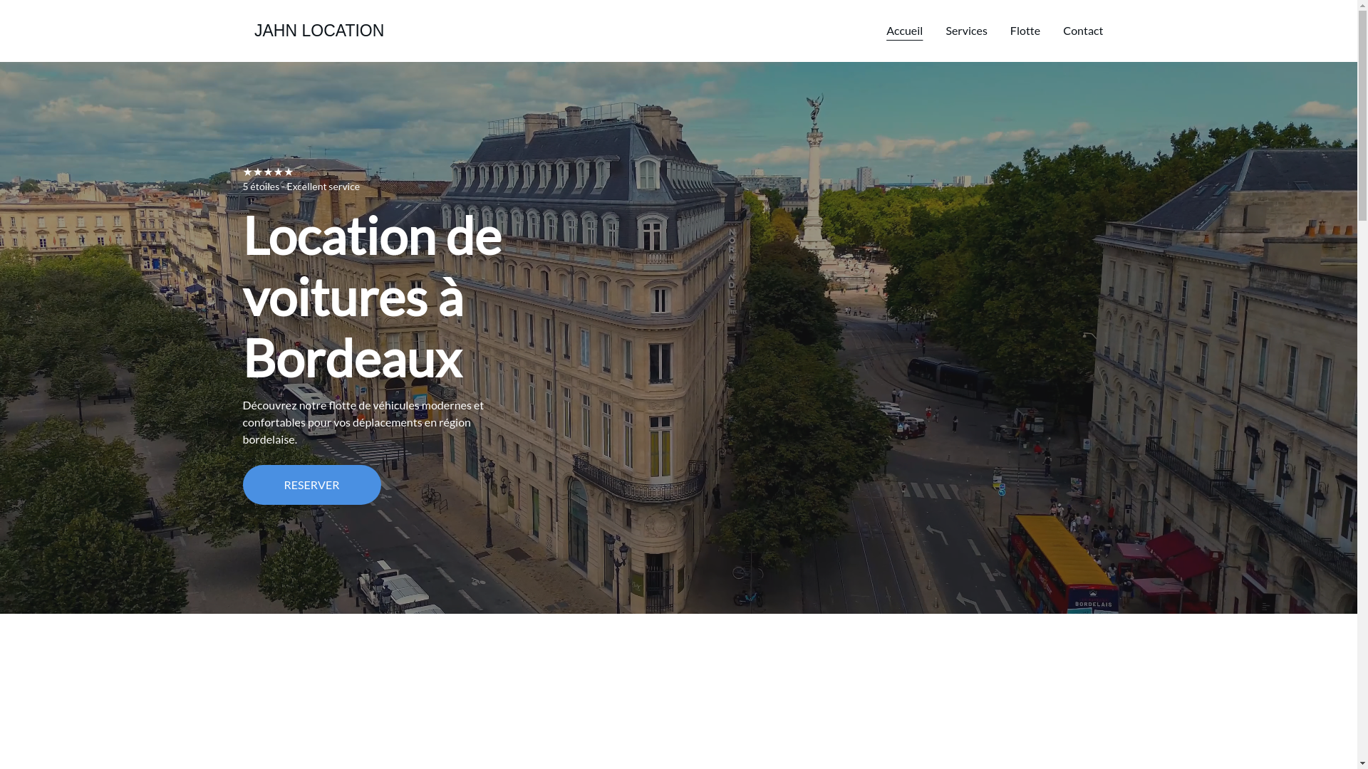 website screenshot of https://jahnlocation.fr/