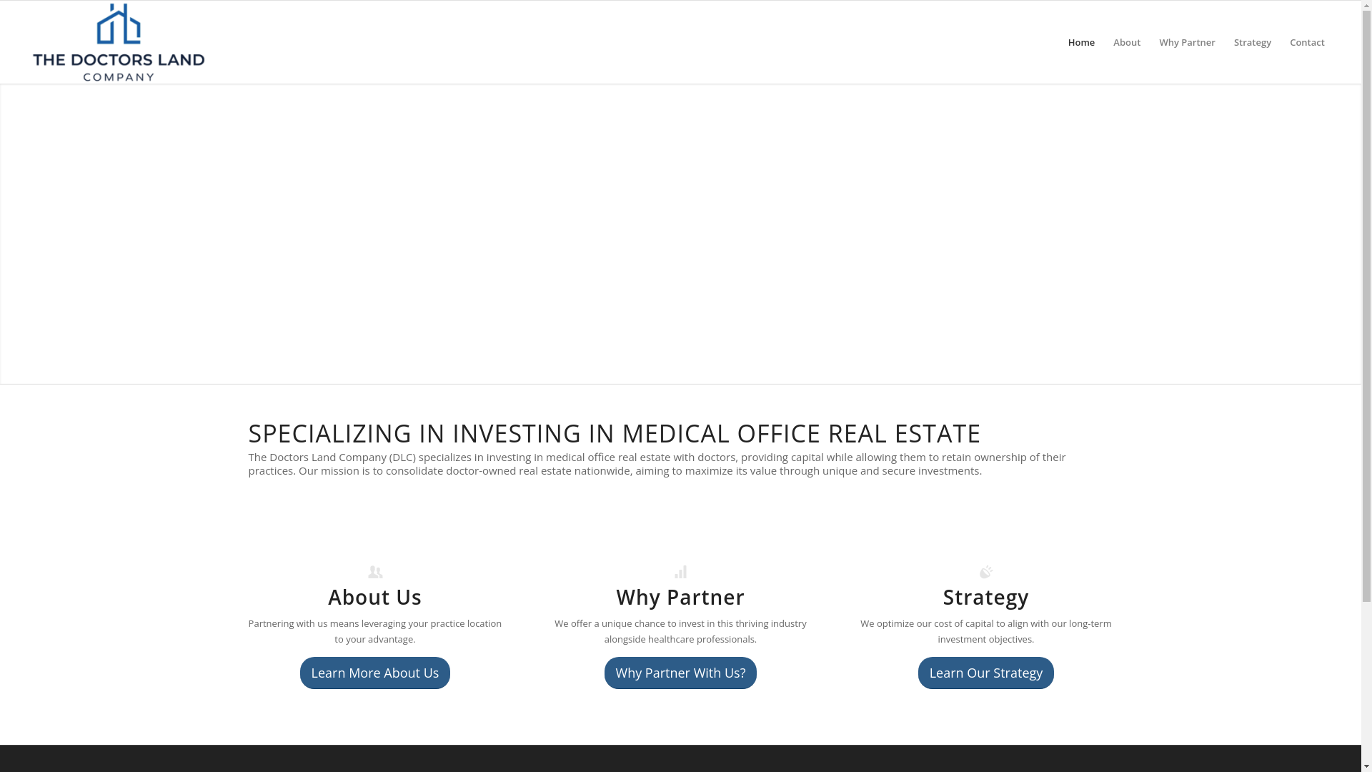 website screenshot of https://doctors-land-co.com/