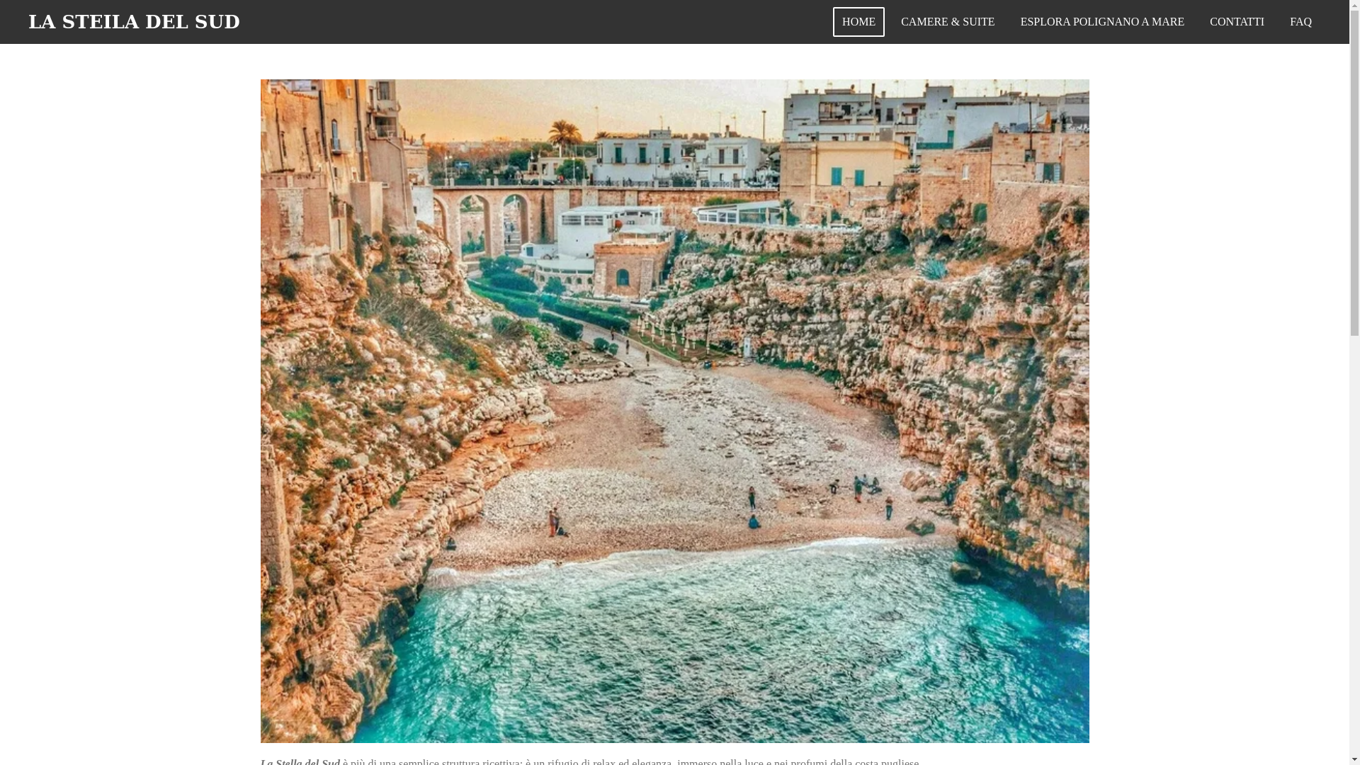 website screenshot of https://lasteiladelsud.it/