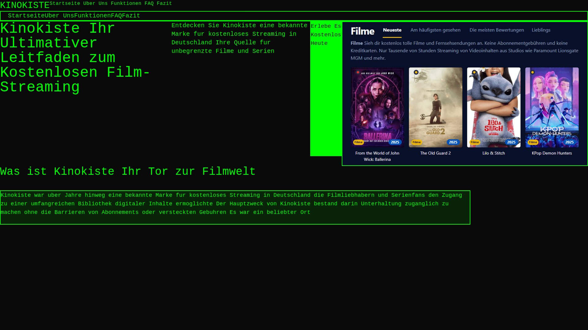 website screenshot of https://kinokiste-9q6z.pages.dev/