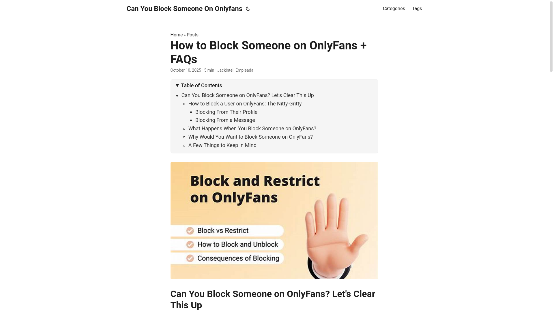 website screenshot of https://can-you-block-someone-on-onlyfans.pages.dev/