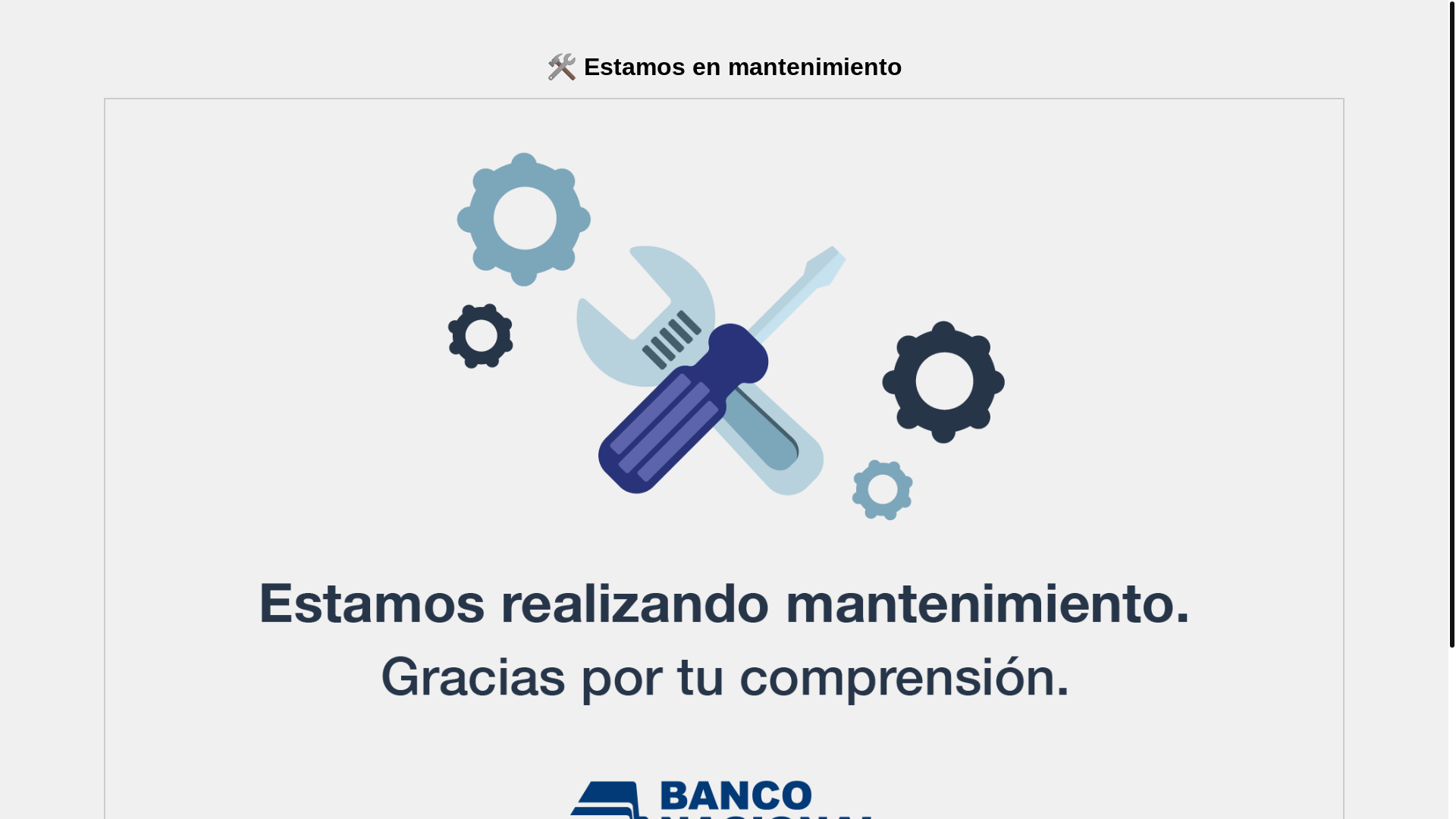 website screenshot of https://mantenimiento2025.pages.dev/