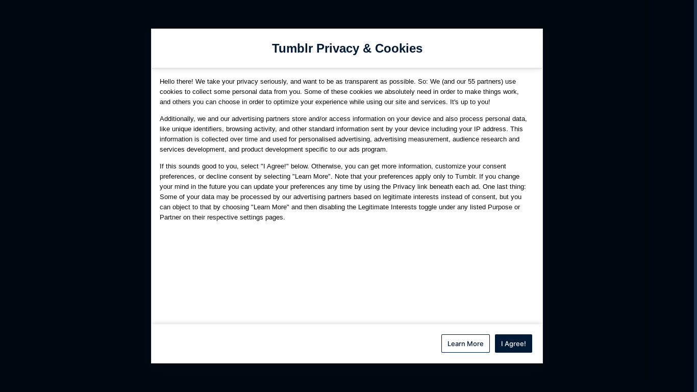 website screenshot of https://mythosofme.blog/
