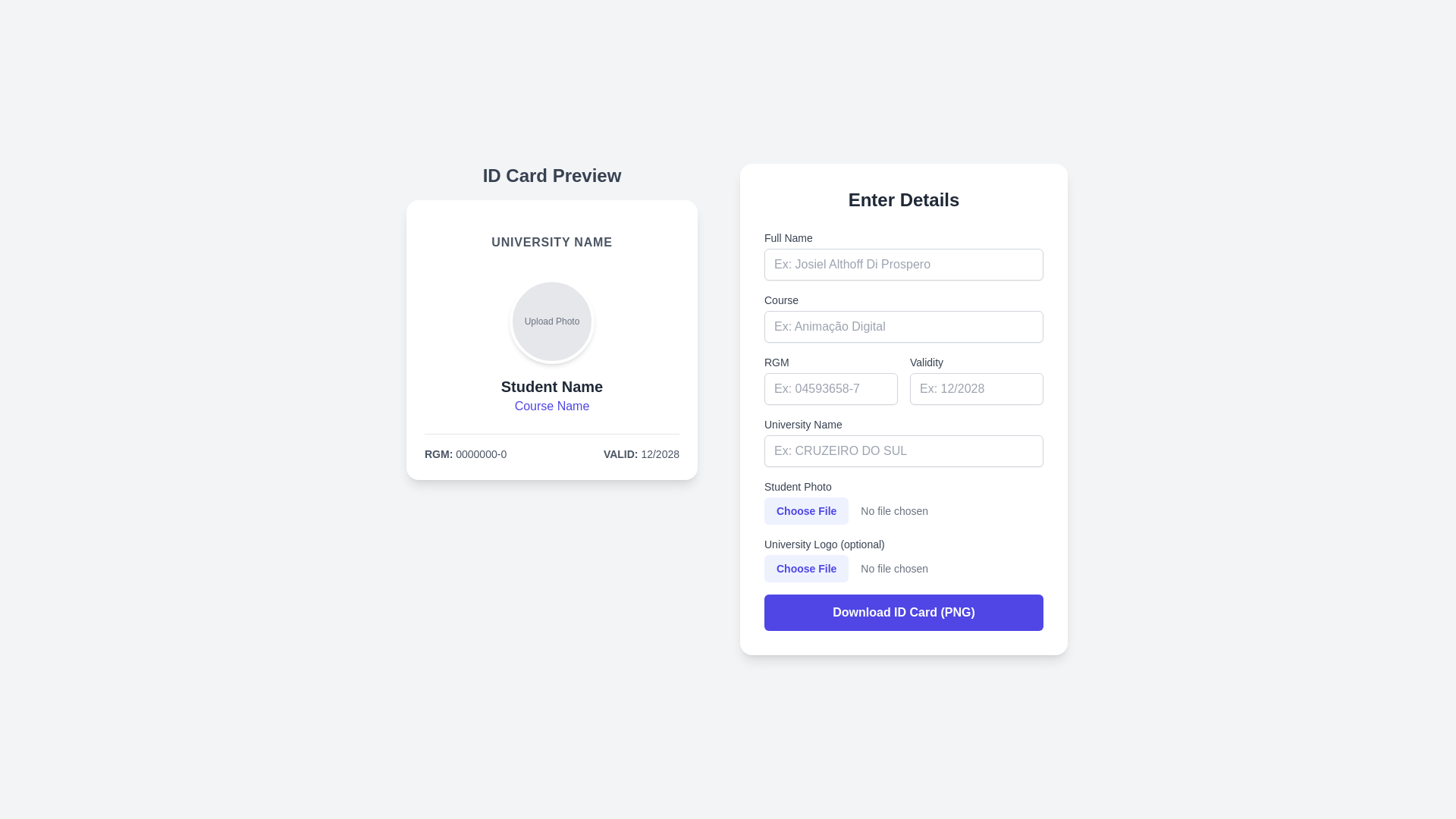 website screenshot of https://estudante-carteirinha.pages.dev/