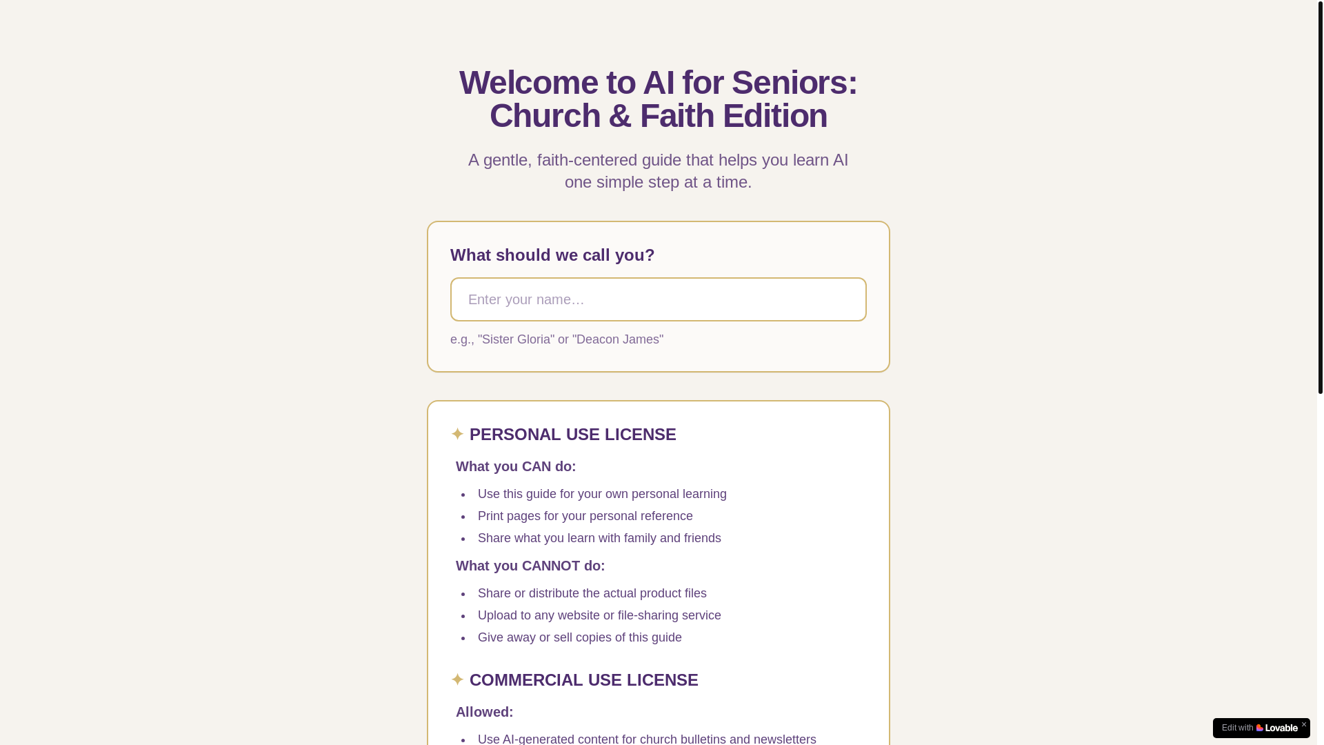 website screenshot of https://churchandfaith.net/