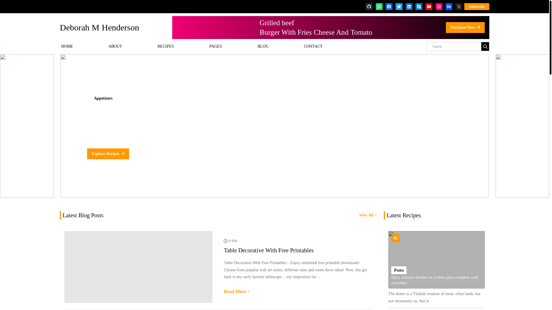 website screenshot of https://deborahmhendersond.pages.dev/