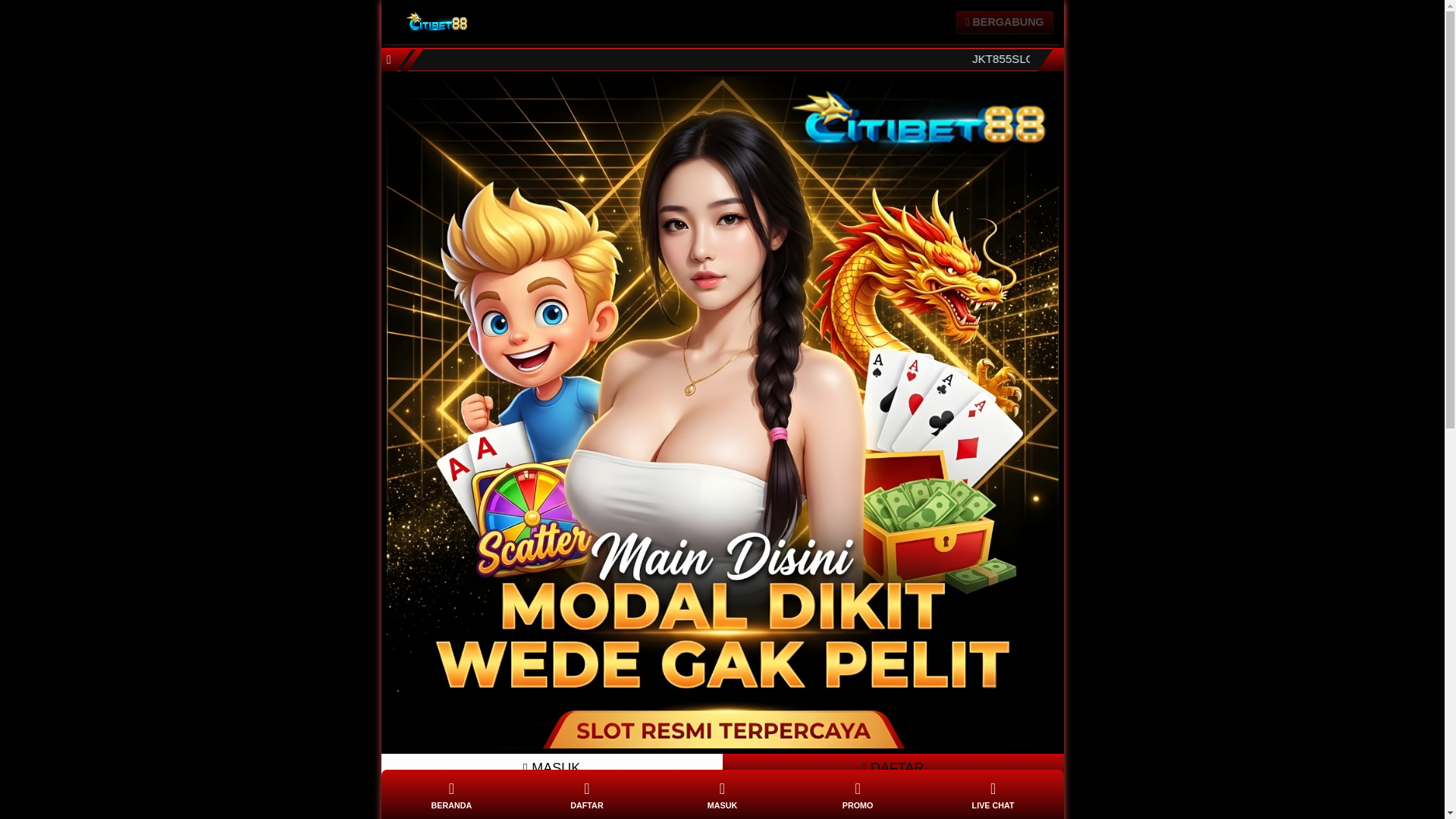 website screenshot of https://jkt855slot.online/