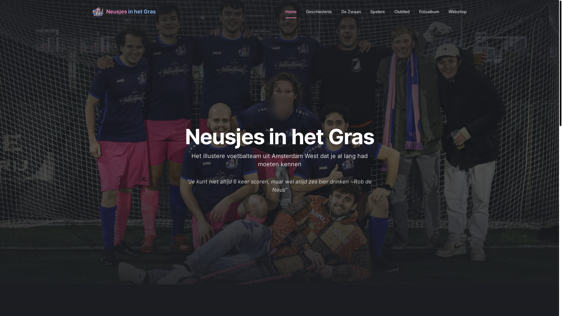 website screenshot of https://neusjes-in-het-gras-network.pages.dev/