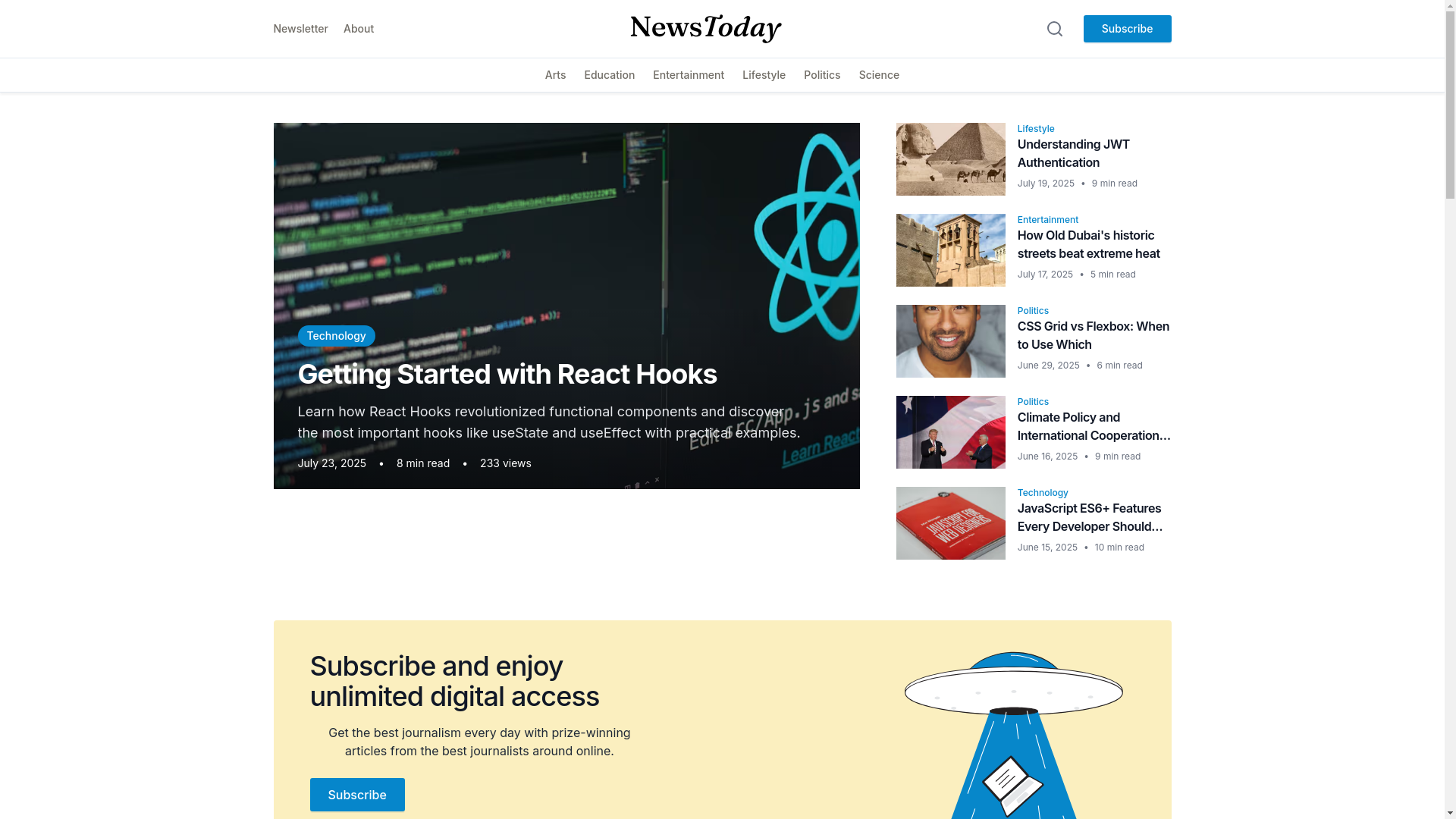 website screenshot of https://thefactualanalysis.com/