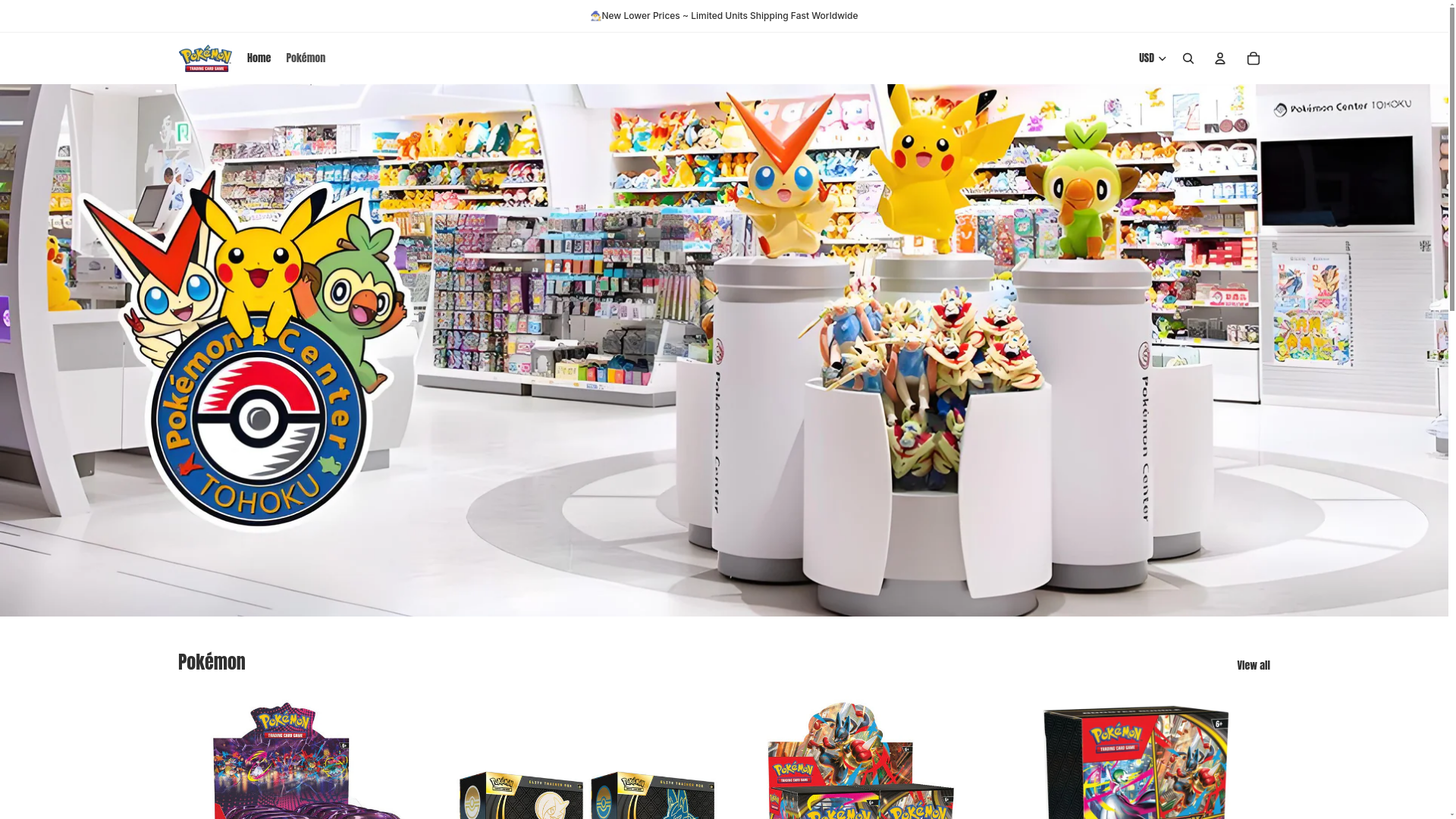 website screenshot of https://xn--pokmoncardhouse2-dqb.shop/