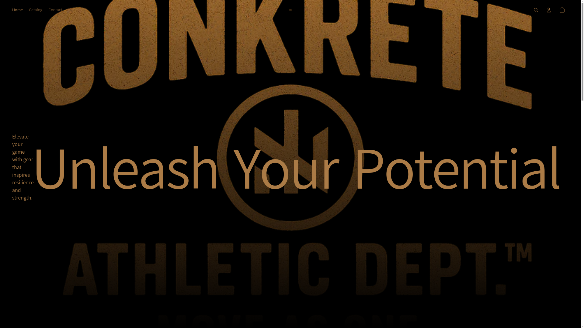 website screenshot of https://conkreteathleticdept.store/