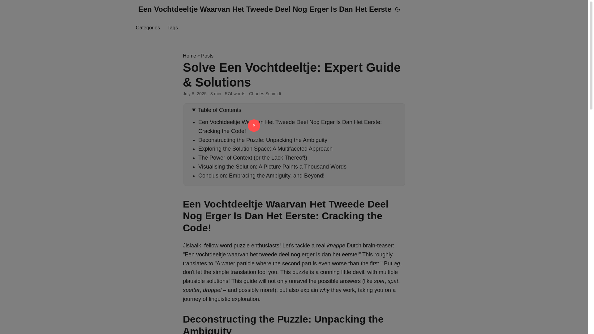 website screenshot of https://een-vochtdeeltje-waarvan-het-tweede-deel-nog-erger.pages.dev/