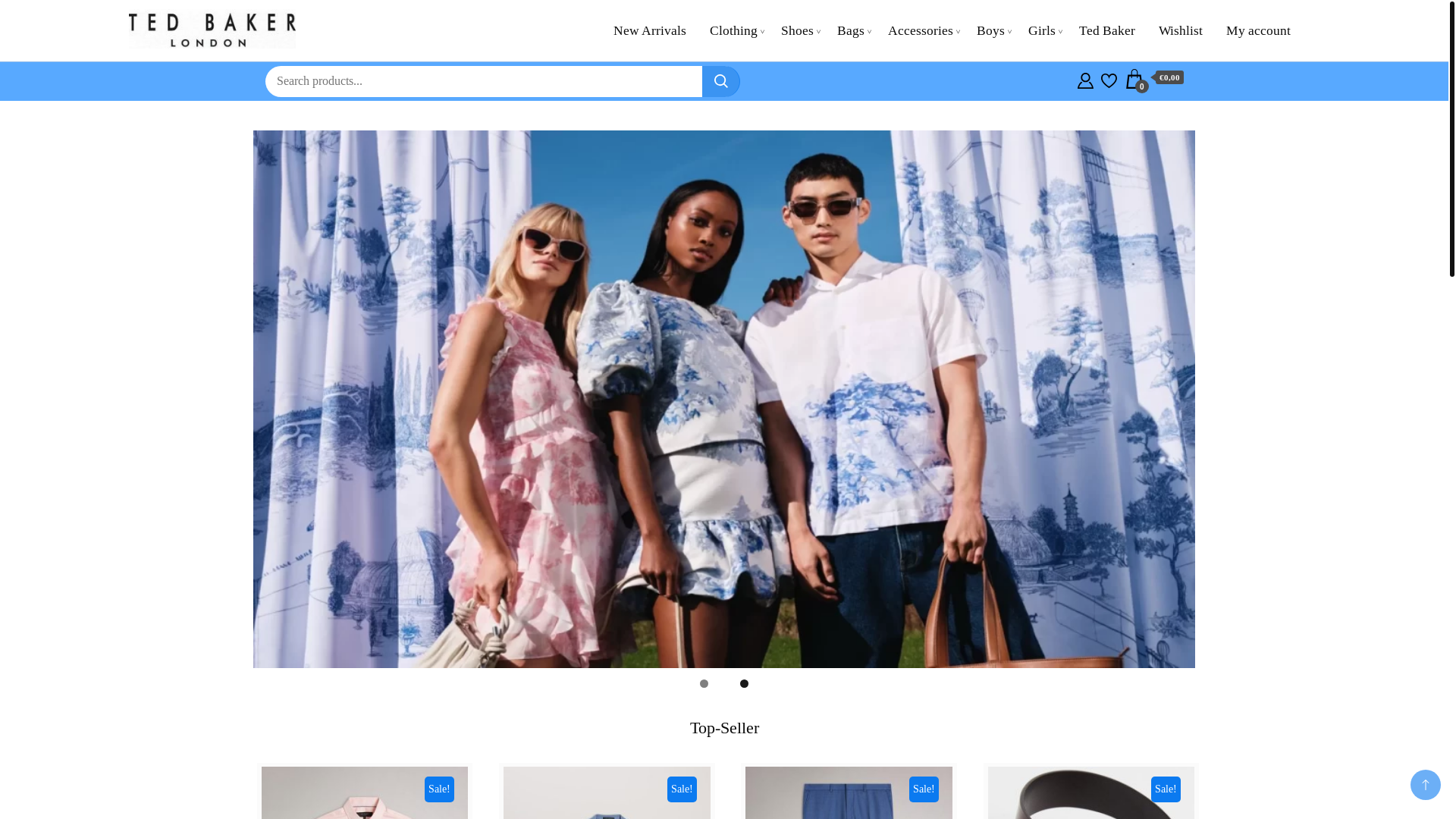 website screenshot of https://meikestaats.shop/