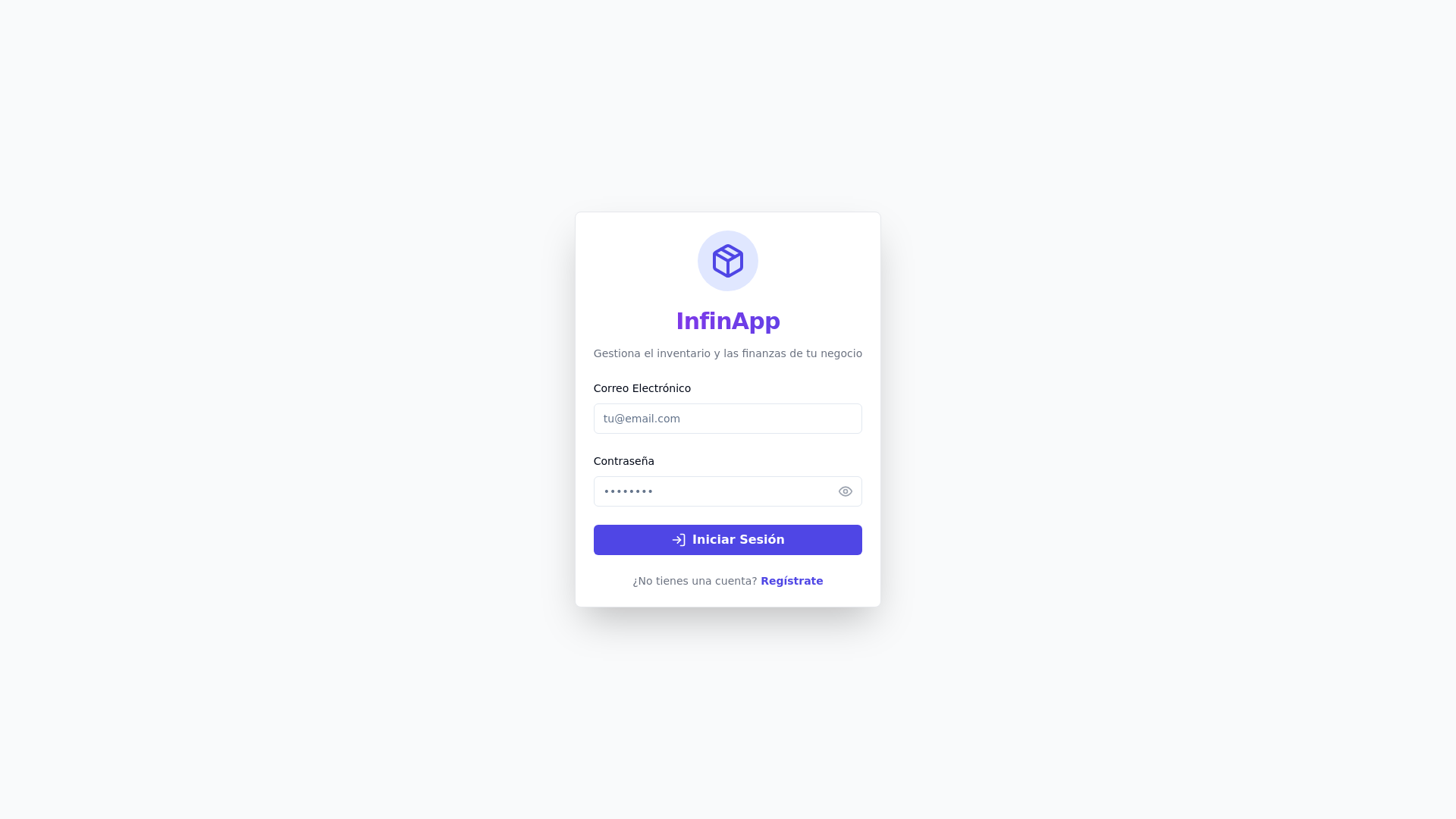 website screenshot of https://infinapp.app/