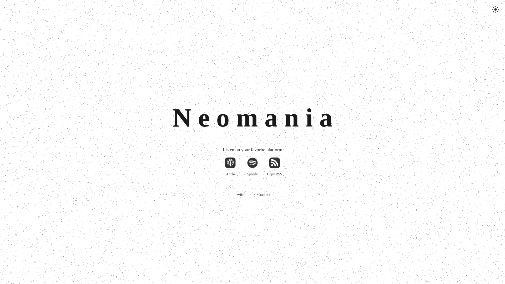 website screenshot of https://neomania.pages.dev/