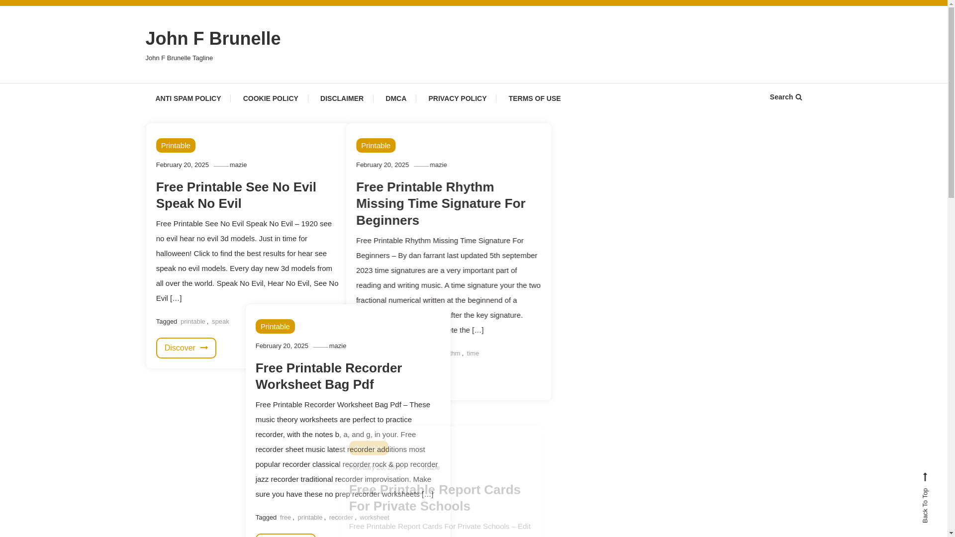 website screenshot of https://johnfbrunellem.pages.dev/