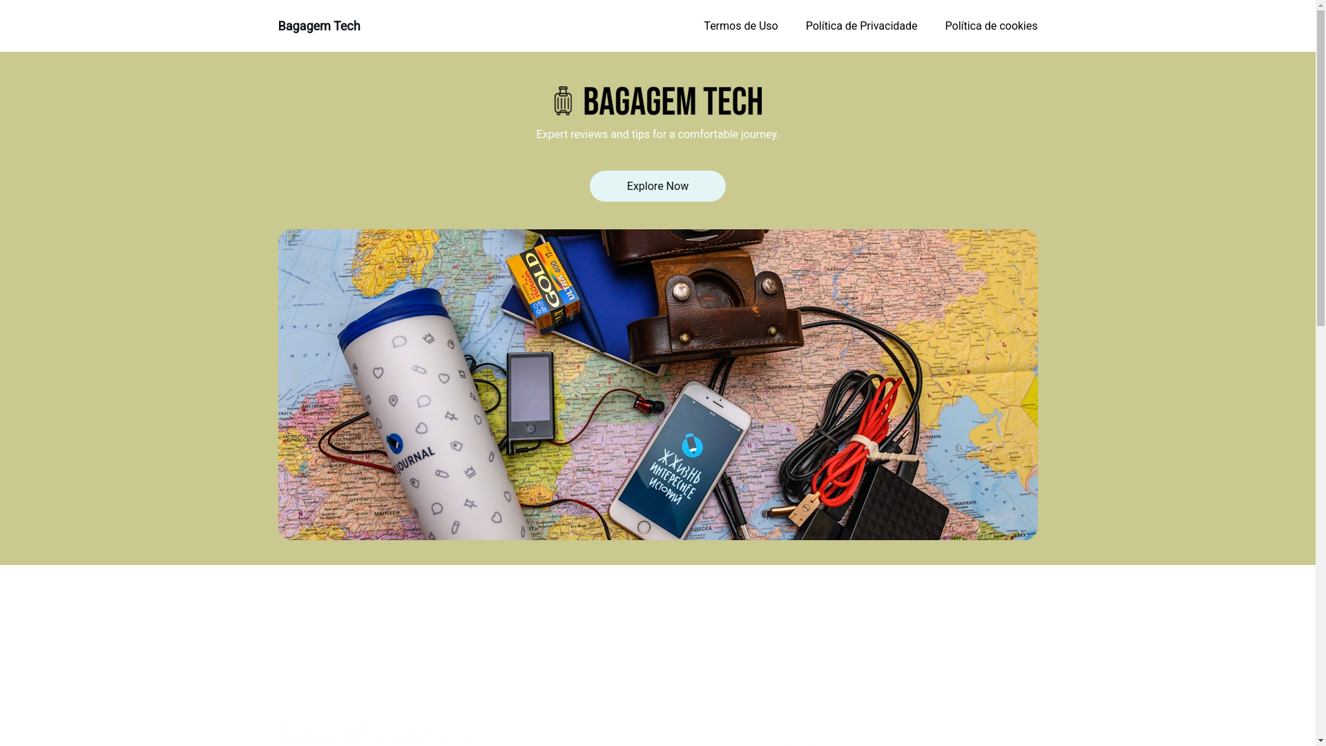 website screenshot of https://bagagemtech.com.br/