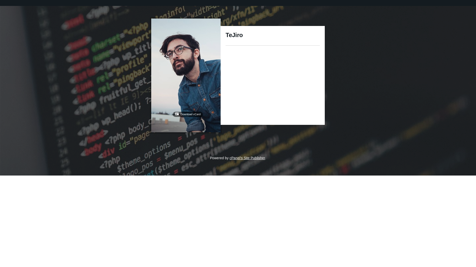 website screenshot of https://tejiro.co/