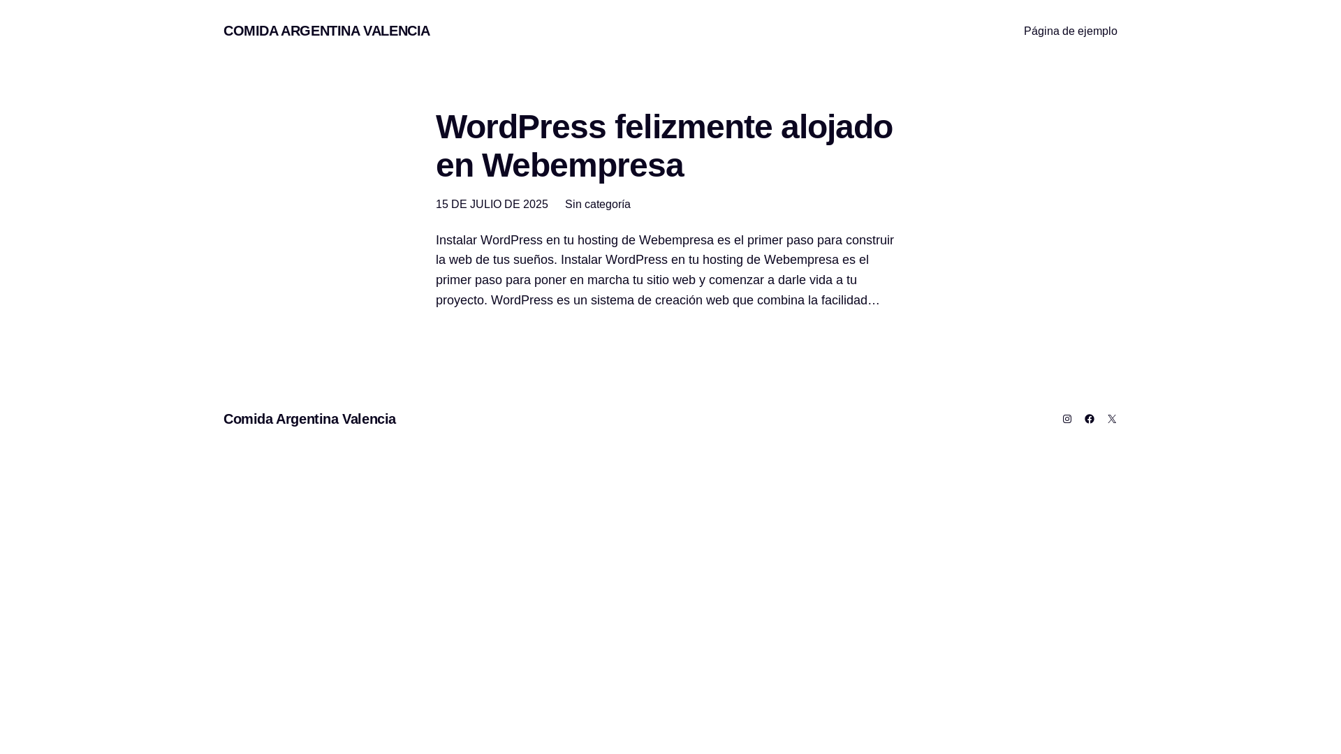 website screenshot of https://comidaargentinavalencia.com/