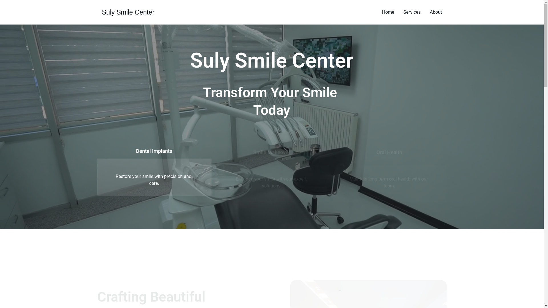 website screenshot of https://sulysmilecenter.site/