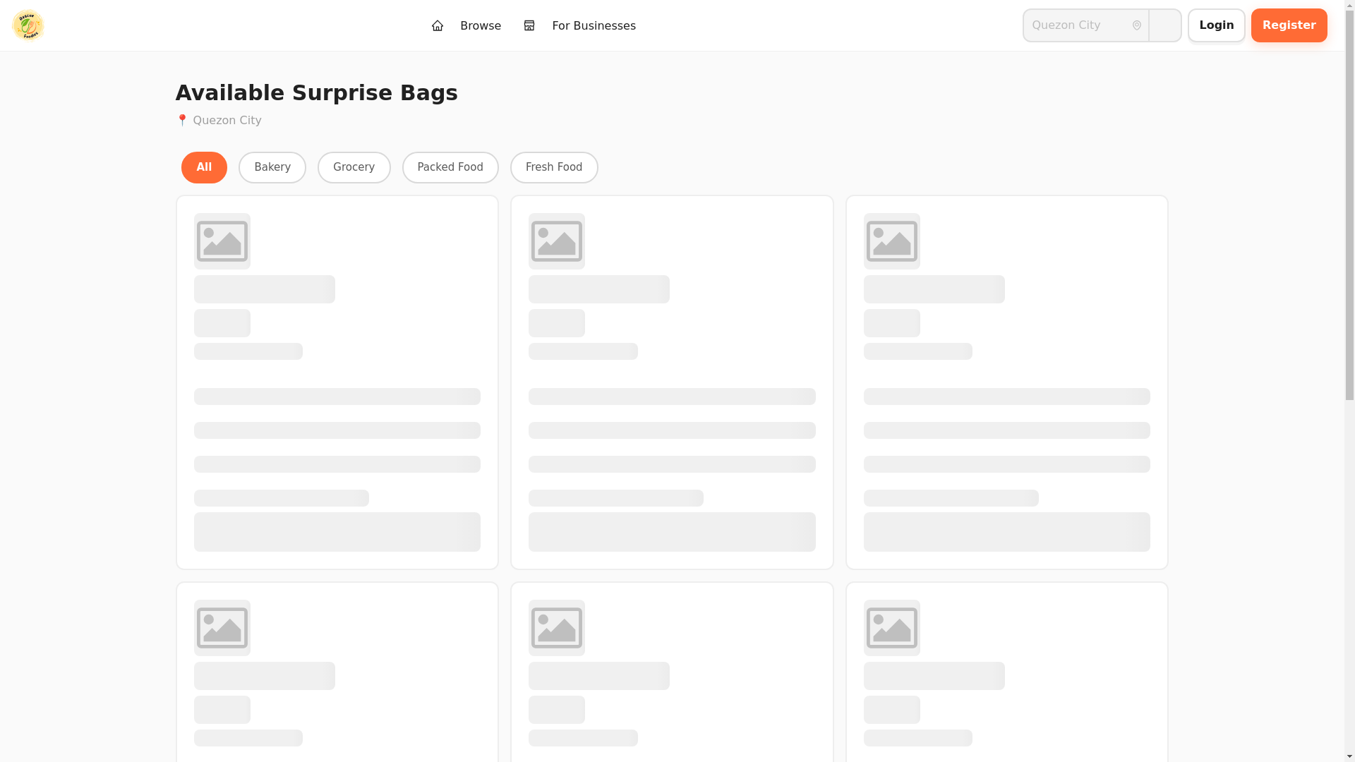 website screenshot of https://rescue-foodies-consumer-production.pages.dev/