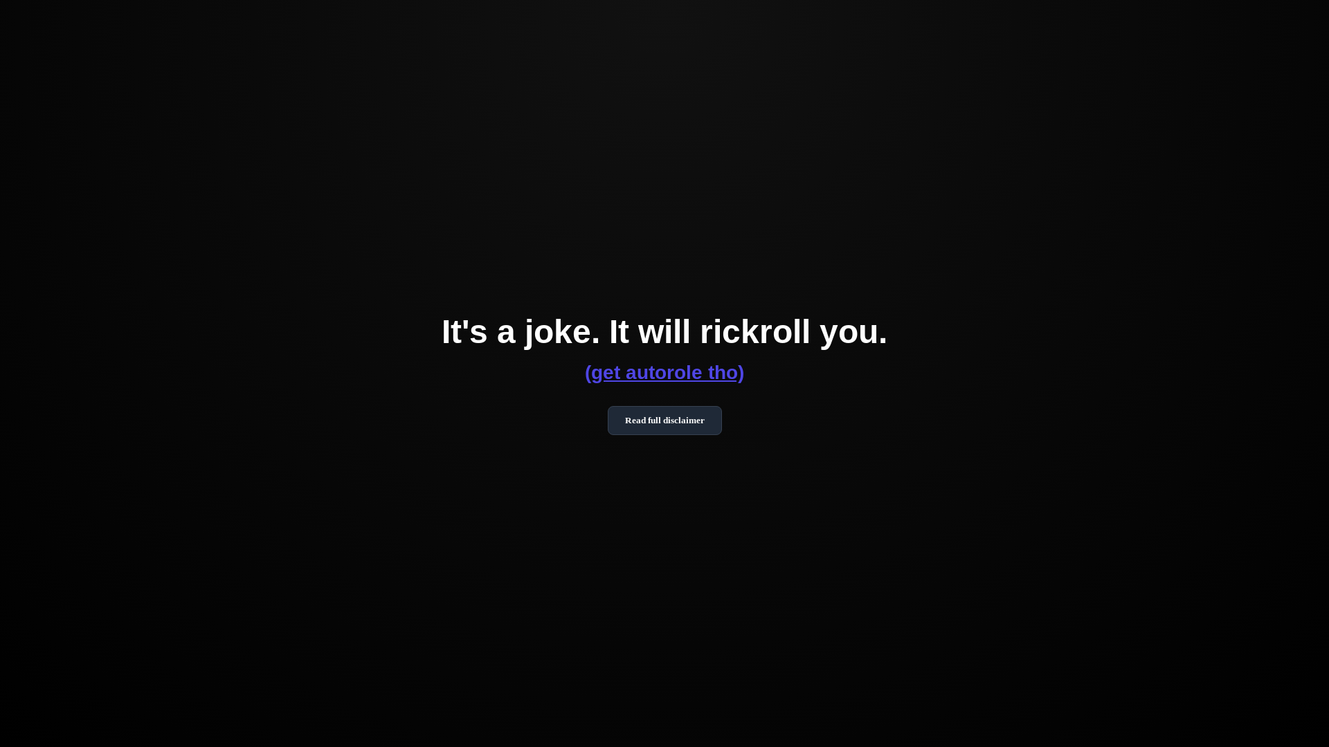 website screenshot of https://bruh-you-got-rickrolled.pages.dev/