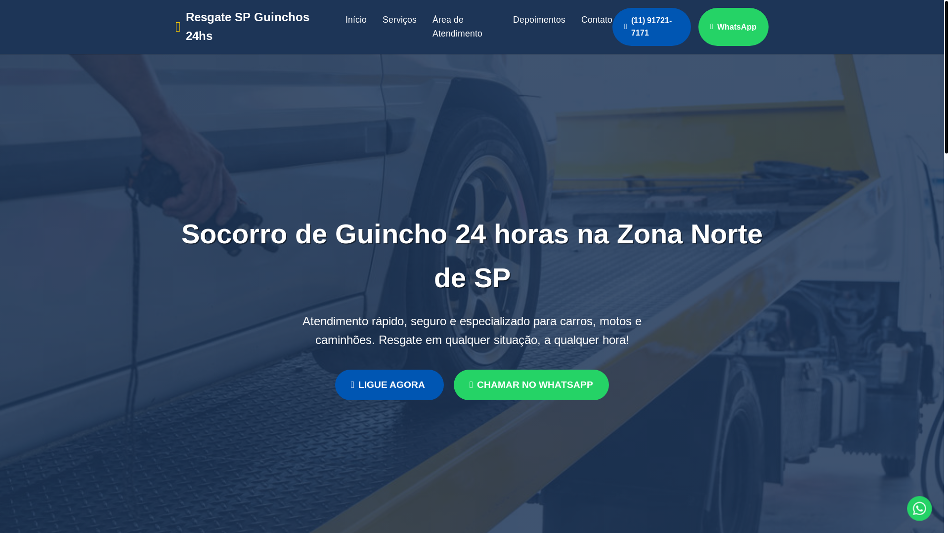 website screenshot of https://resgatespguinchos24hs.com.br/