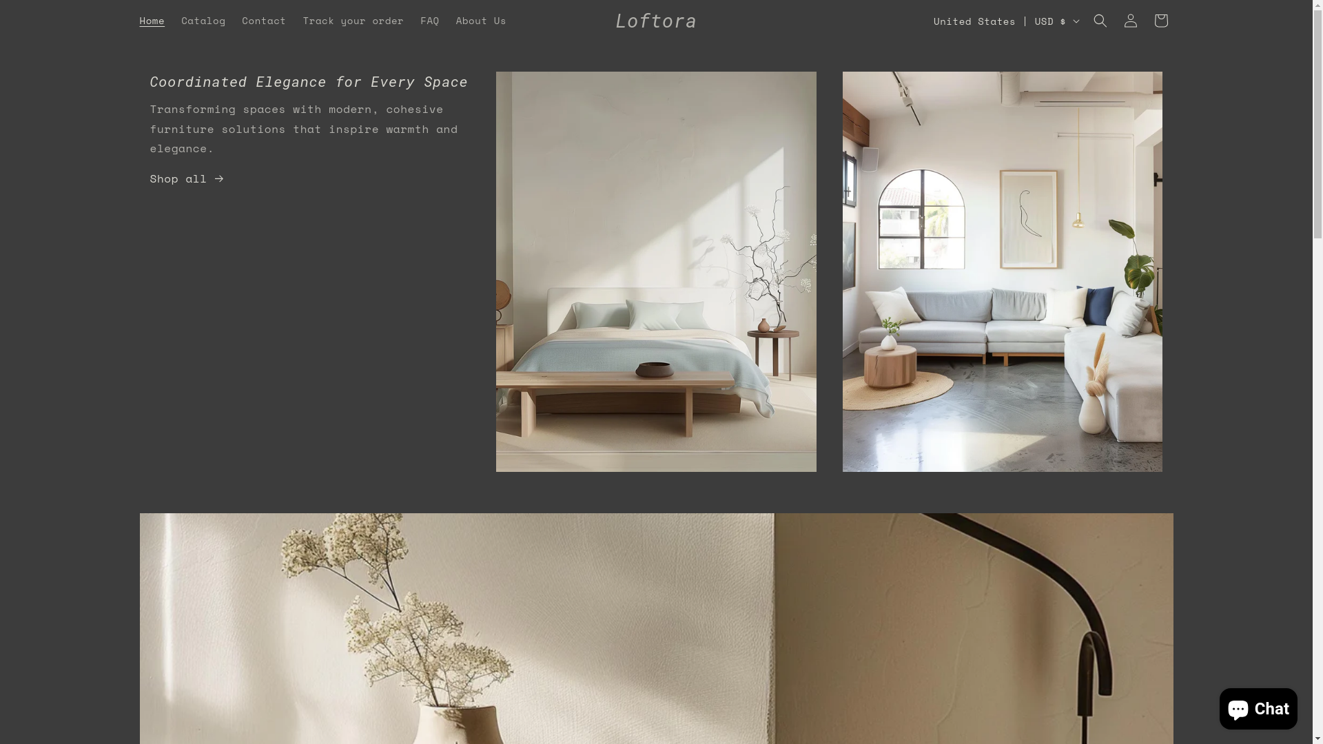 website screenshot of https://loftora.xyz/