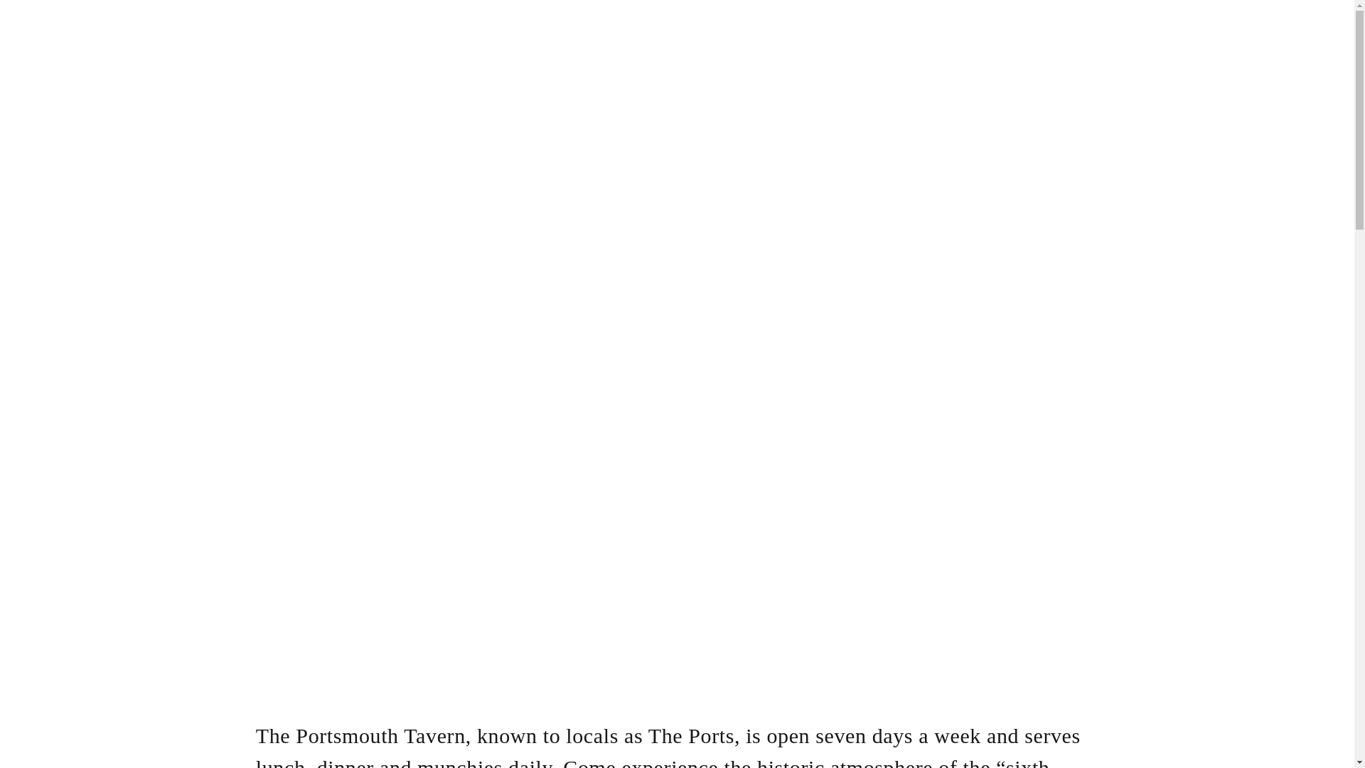 website screenshot of https://portsmouthtavern.com/