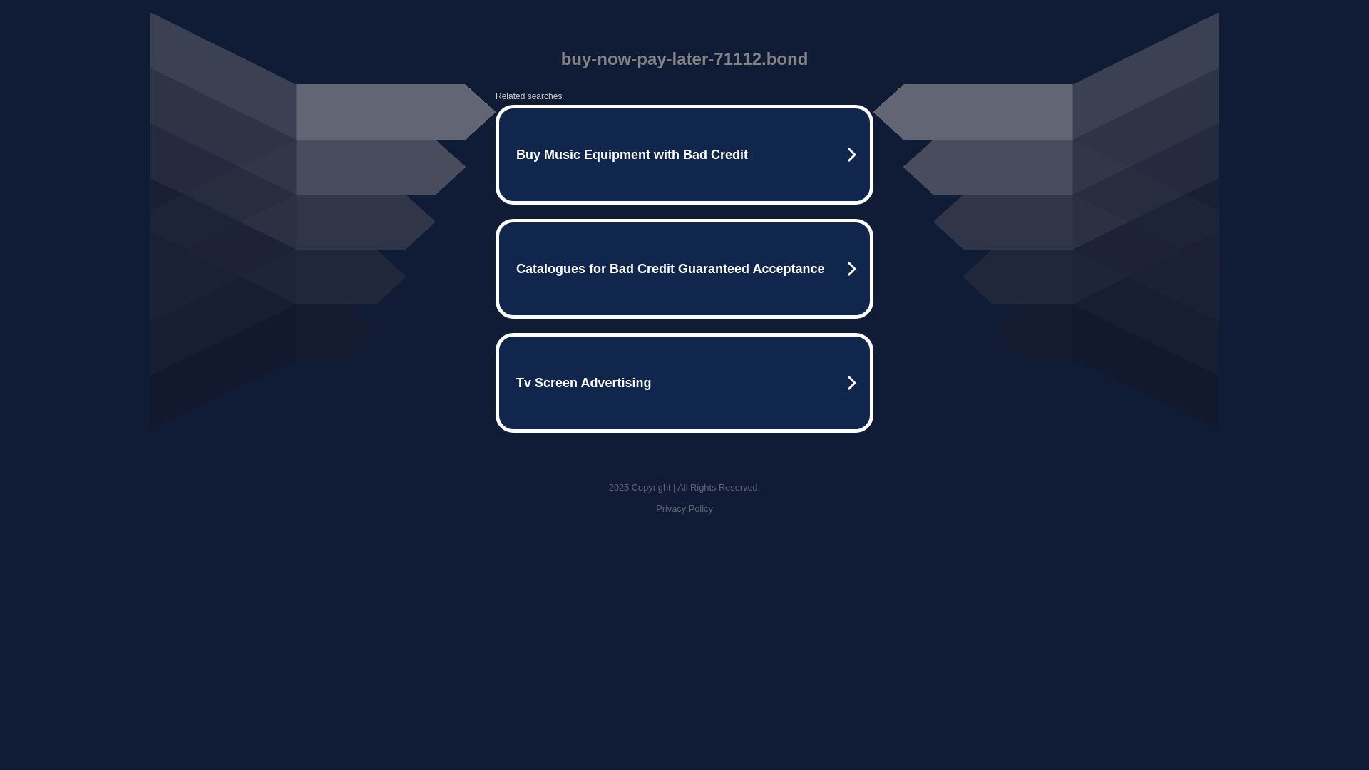 website screenshot of https://buy-now-pay-later-71112.bond/