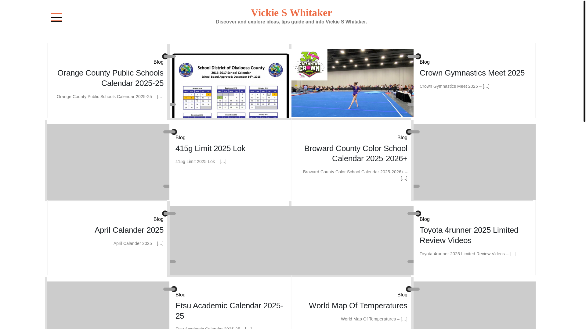 website screenshot of https://vickieswhitakerg.pages.dev/