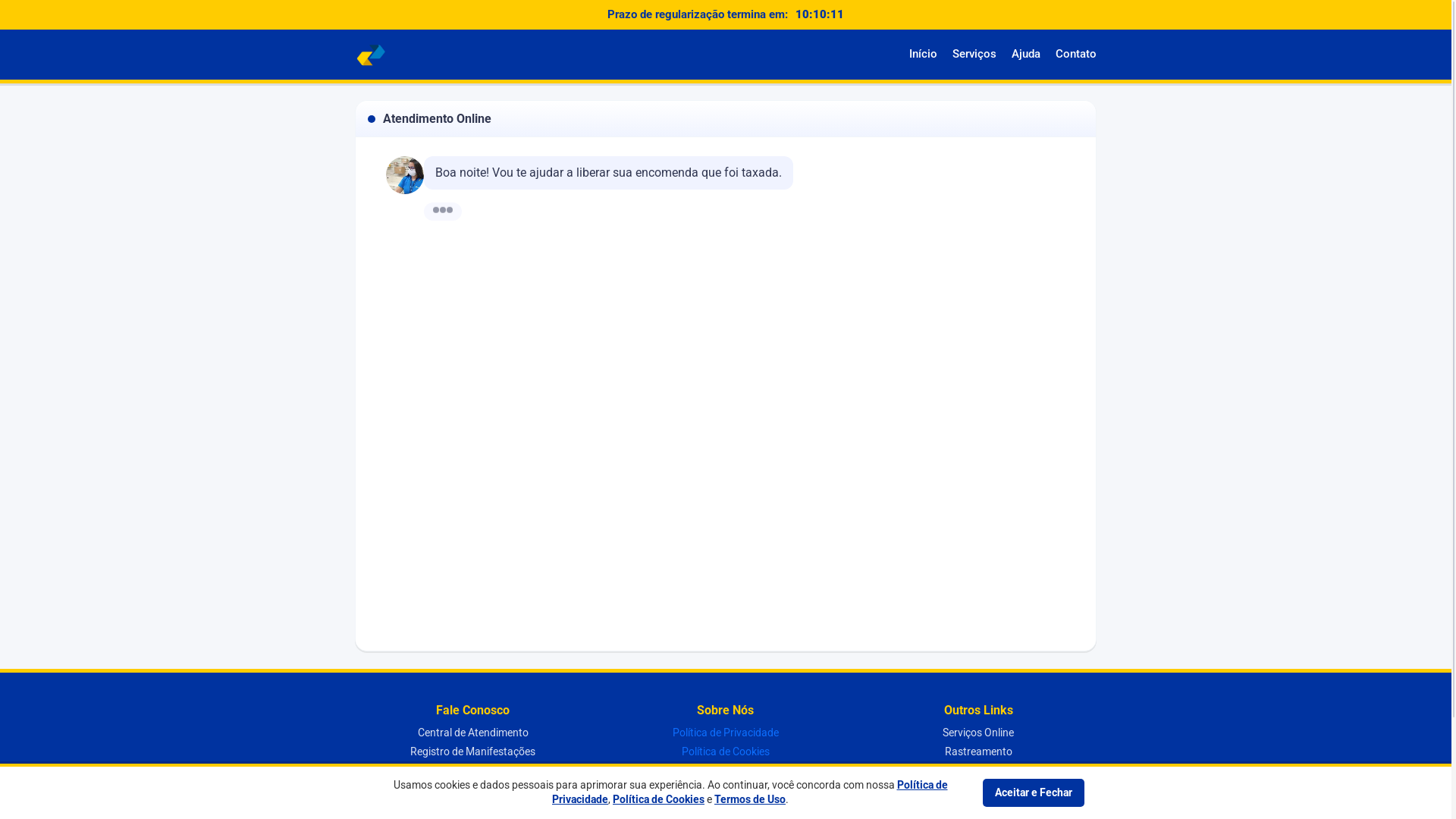 website screenshot of https://mywebconsultaentrega.sbs/