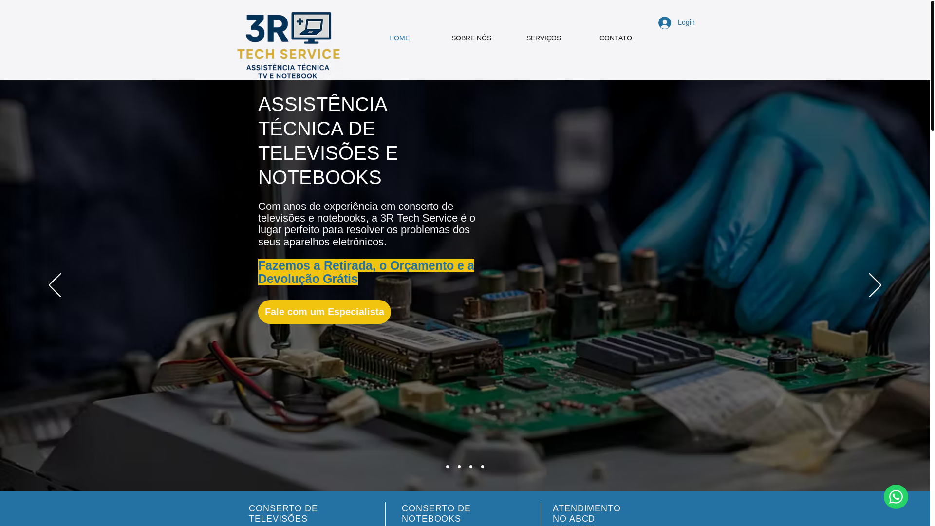 website screenshot of https://3r-tech-site.com.br/