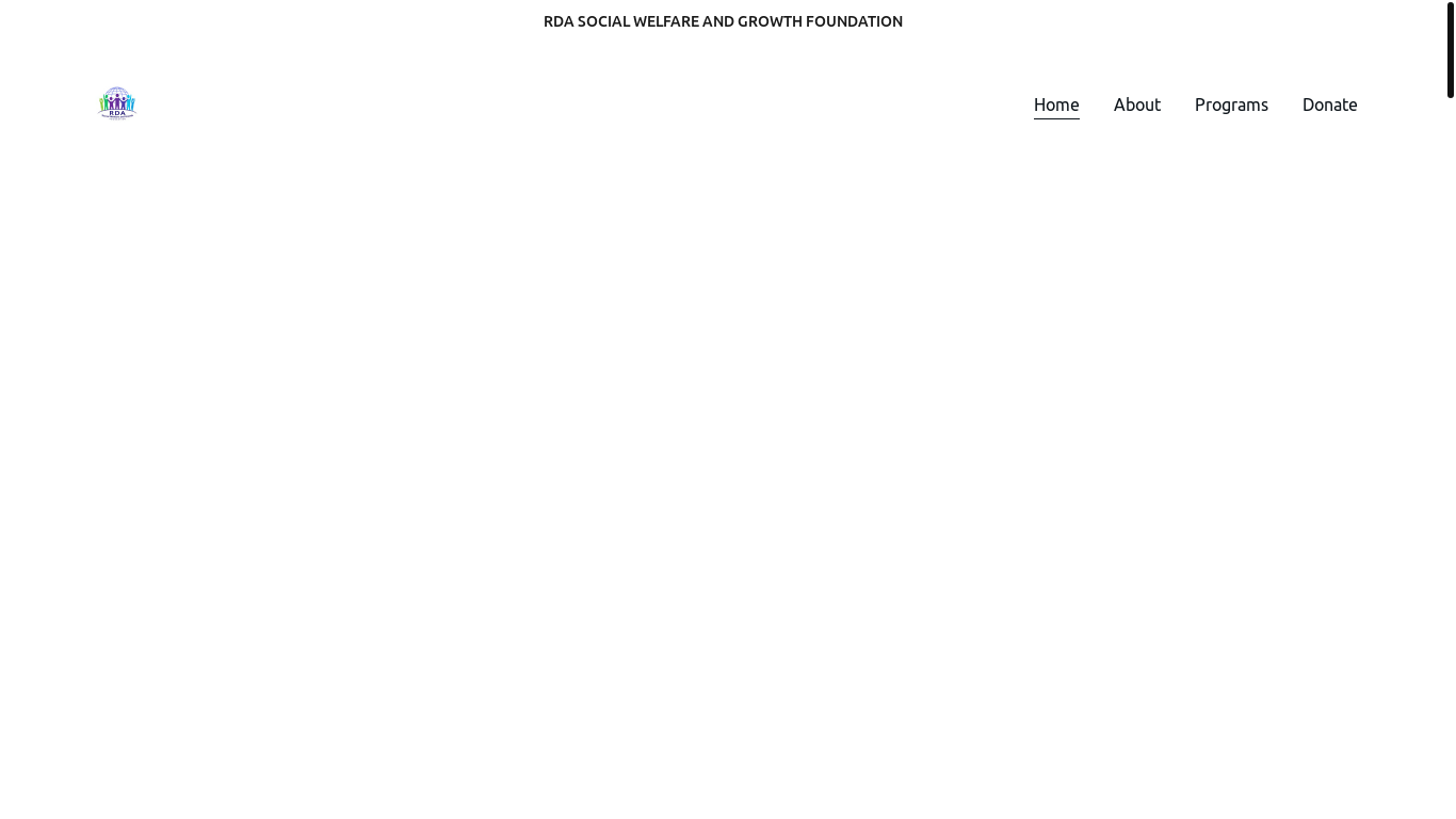 website screenshot of https://rdasocialwelfare.com/