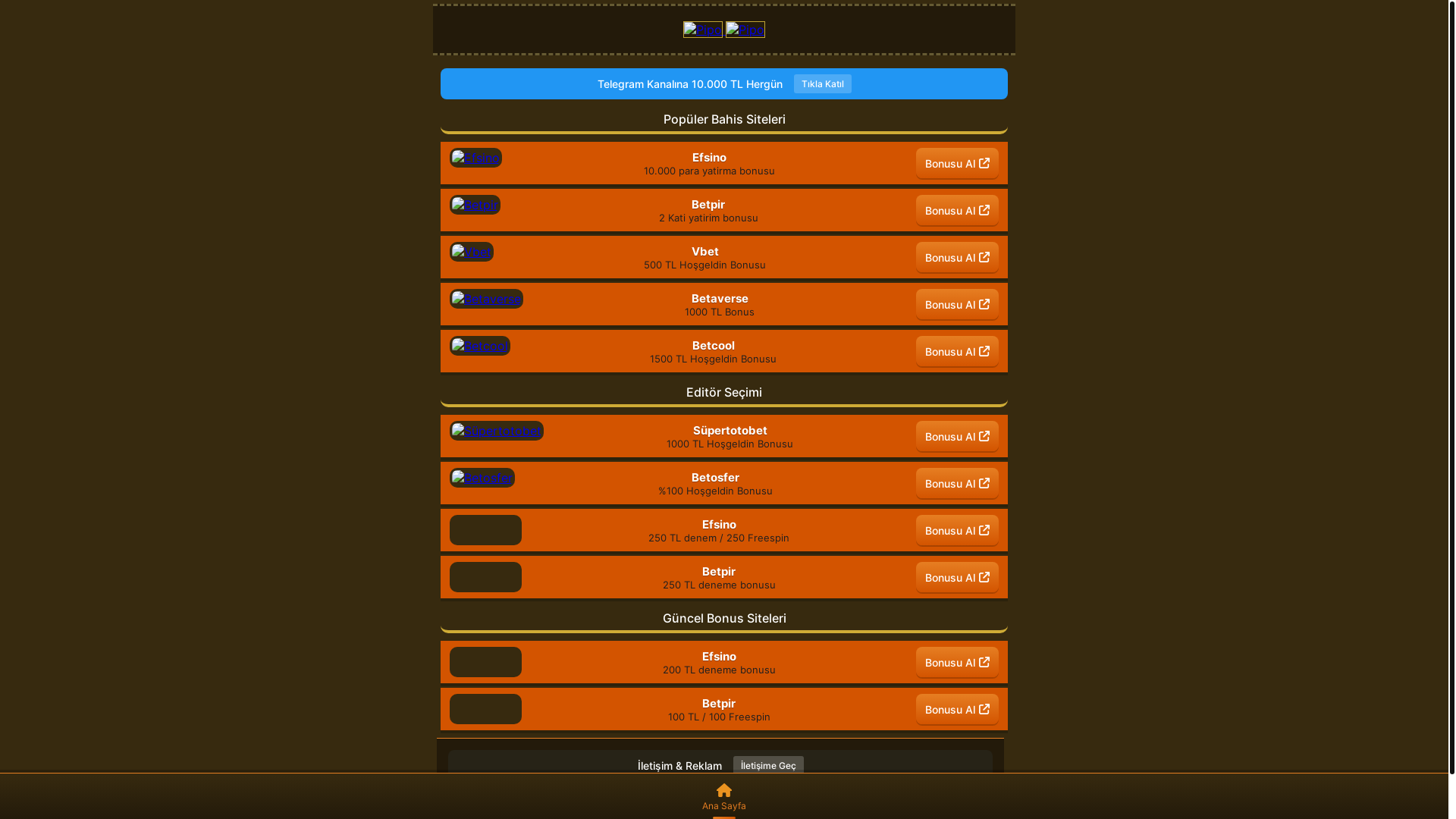 website screenshot of https://taroreklam1.com/